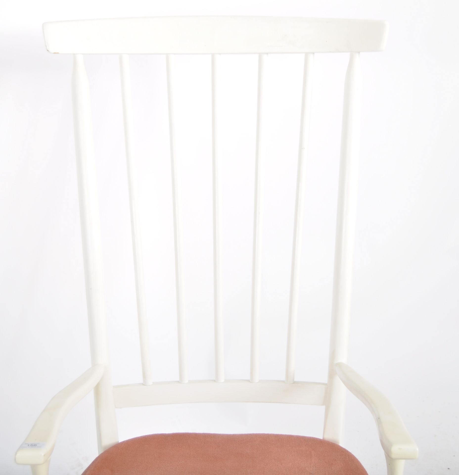 20TH CENTURY SWEDISH INFLUENCED ROCKING CHAIR - Image 3 of 4