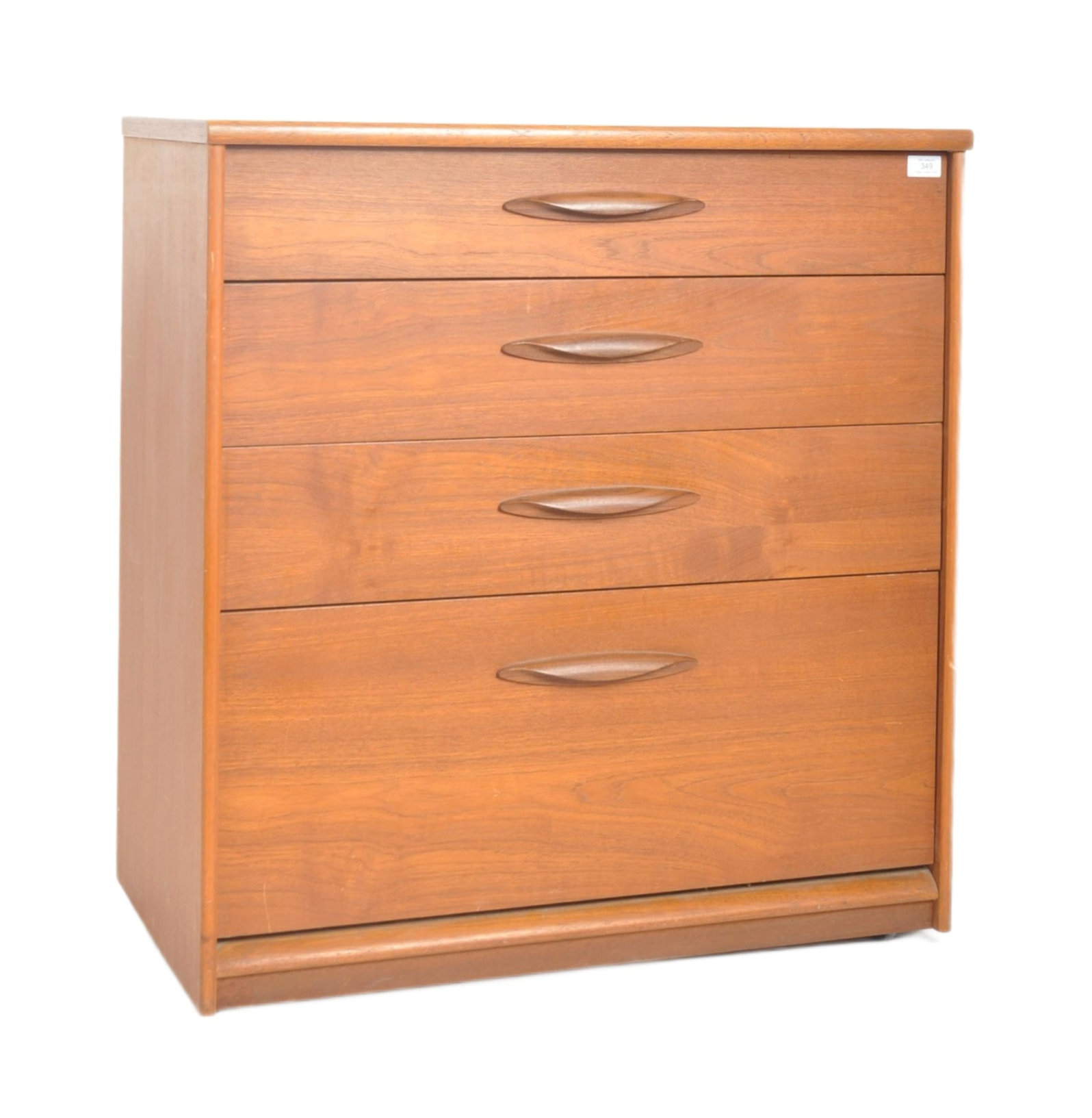 FRANK GUILLE FOR AUSTINSUITE - RETRO TEAK CHEST OF DRAWERS