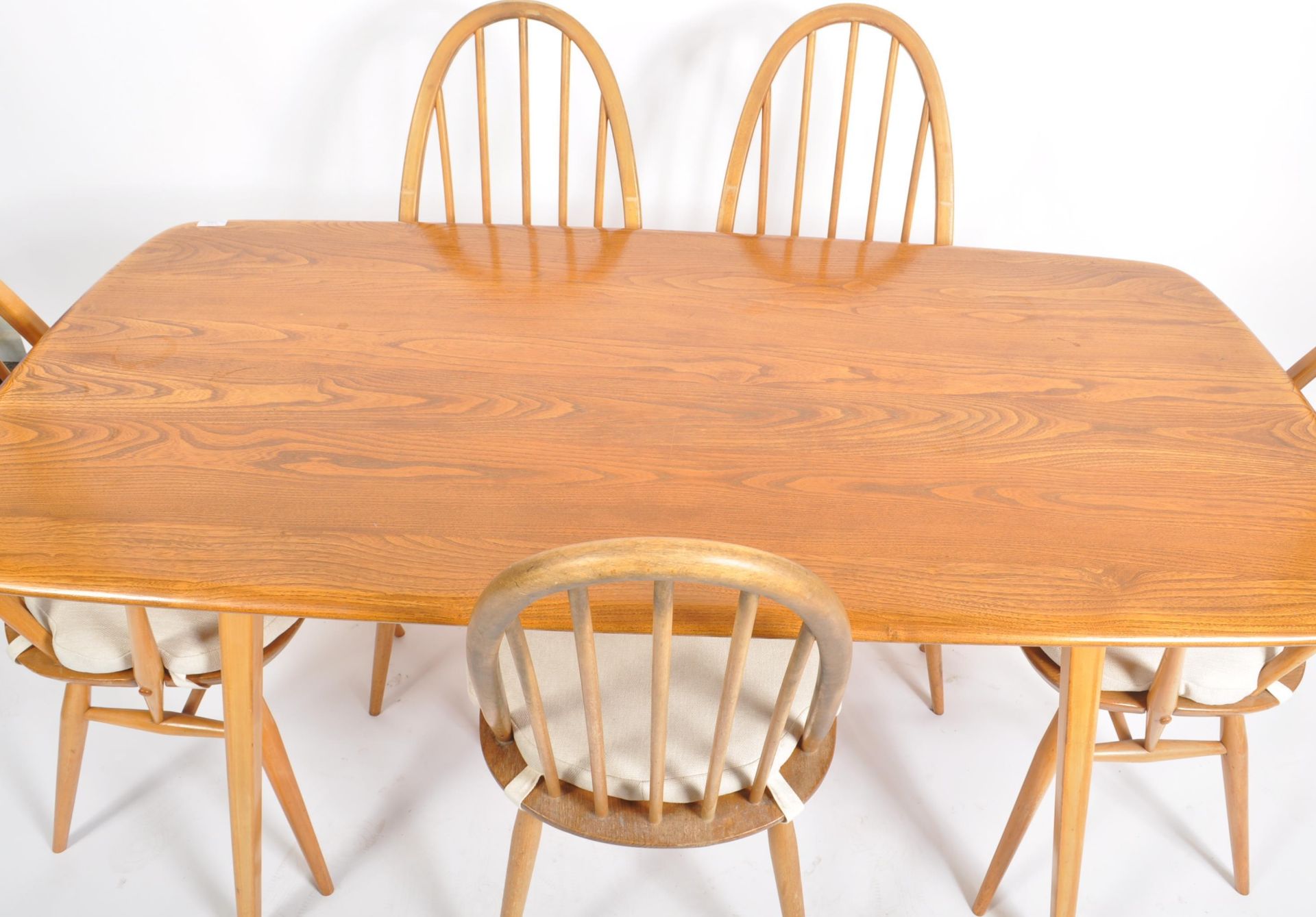 LUCIAN ERCOLANI FOR ERCOL- WINDSOR DINING TABLE & CHAIRS - Bild 2 aus 11