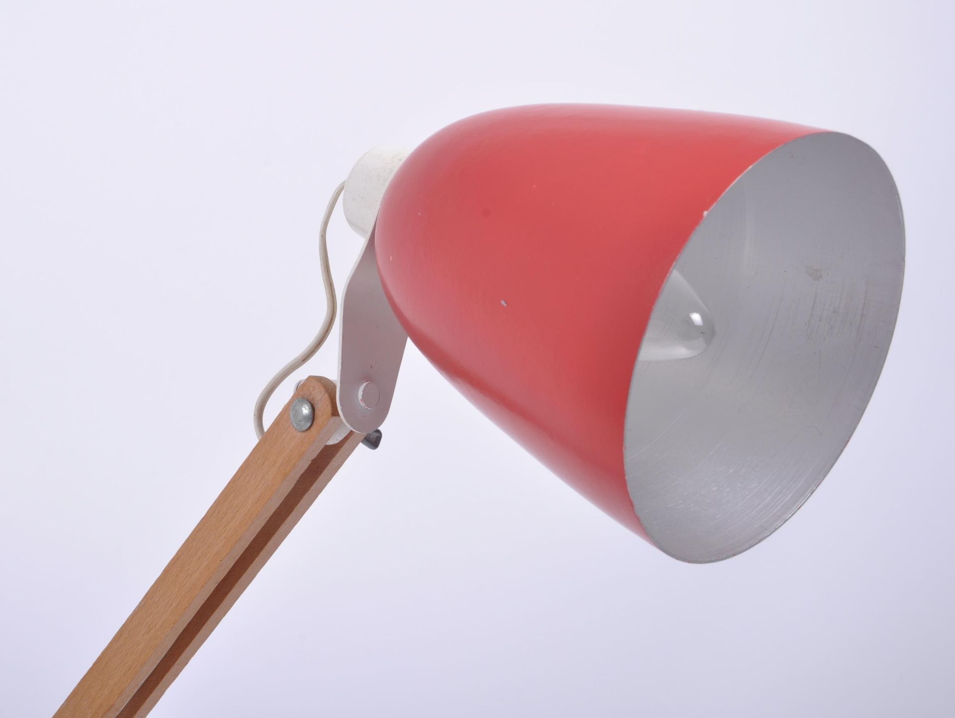 CONRAN FOR HABITAT MACLAMP - 1960S RED DESK LAMP - Bild 2 aus 6