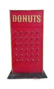 FAIRGROUND - ' DONUTS ' LARGE WOODEN HOOPLA GAME