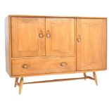 ERCOL - MODEL 366 - MID CENTURY BEECH AND ELM SIDEBOARD