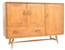 ERCOL - MODEL 366 - MID CENTURY BEECH AND ELM SIDEBOARD