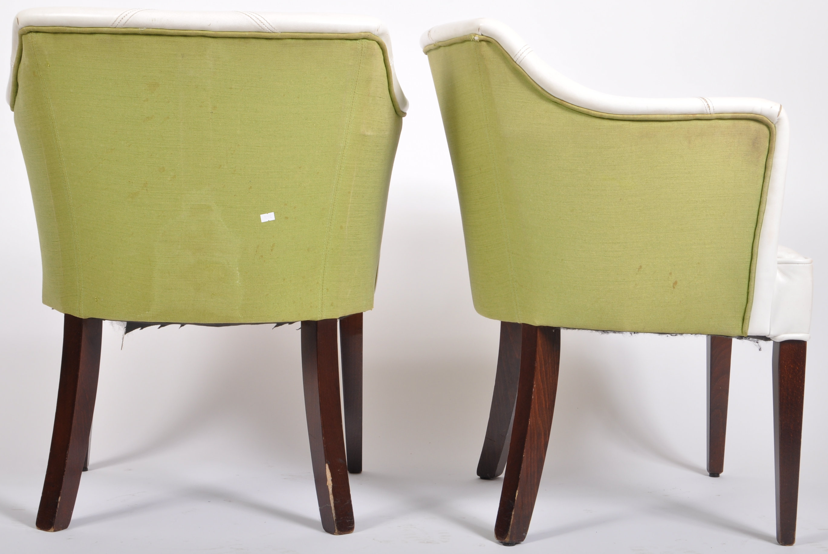 SET OF FOUR CONTEMPORARY DINING / SIDE CHAIRS - Image 3 of 4