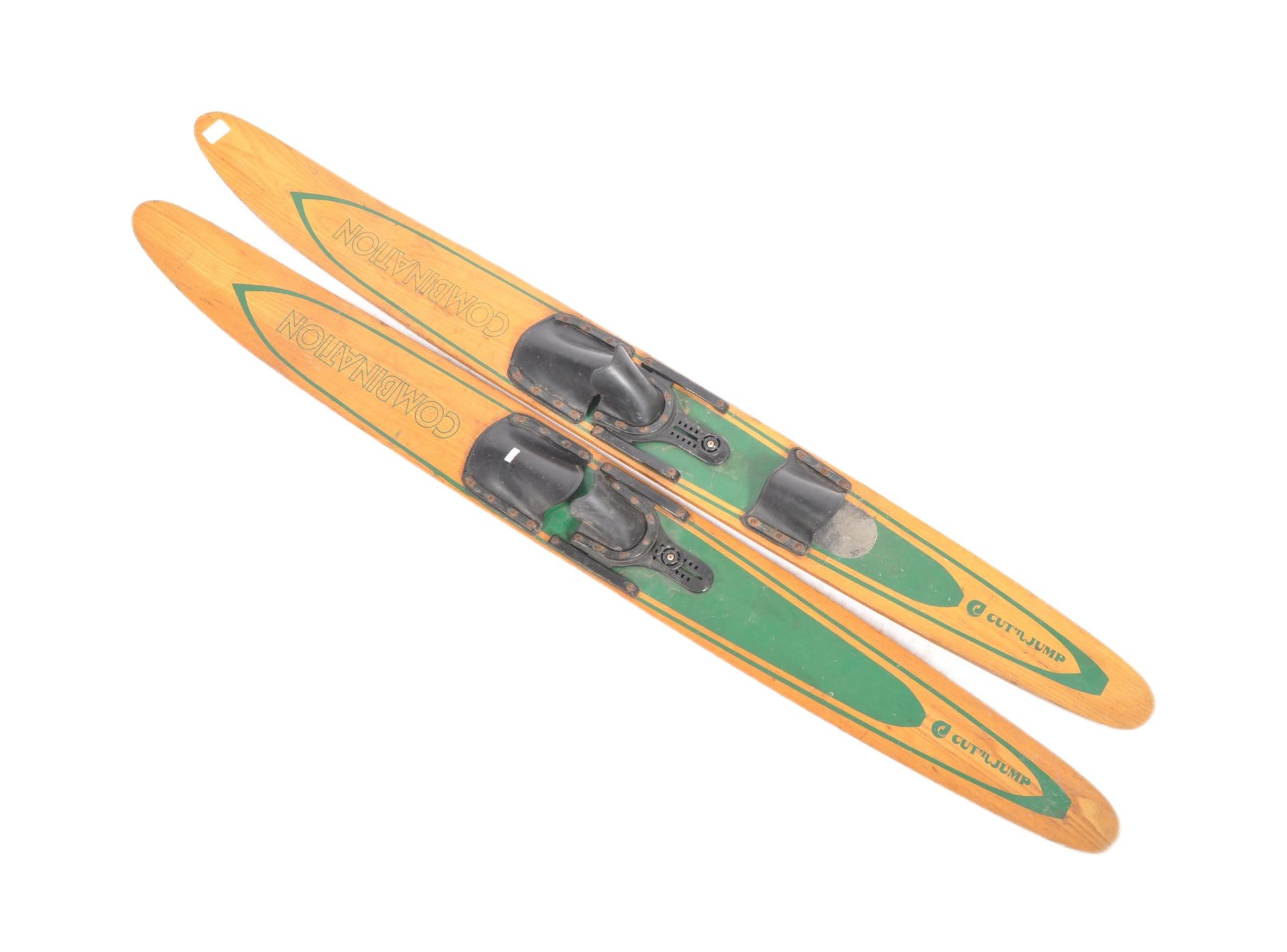 CUT'N JUMP - PAIR OF 70s COMBINATION WATER SKIS