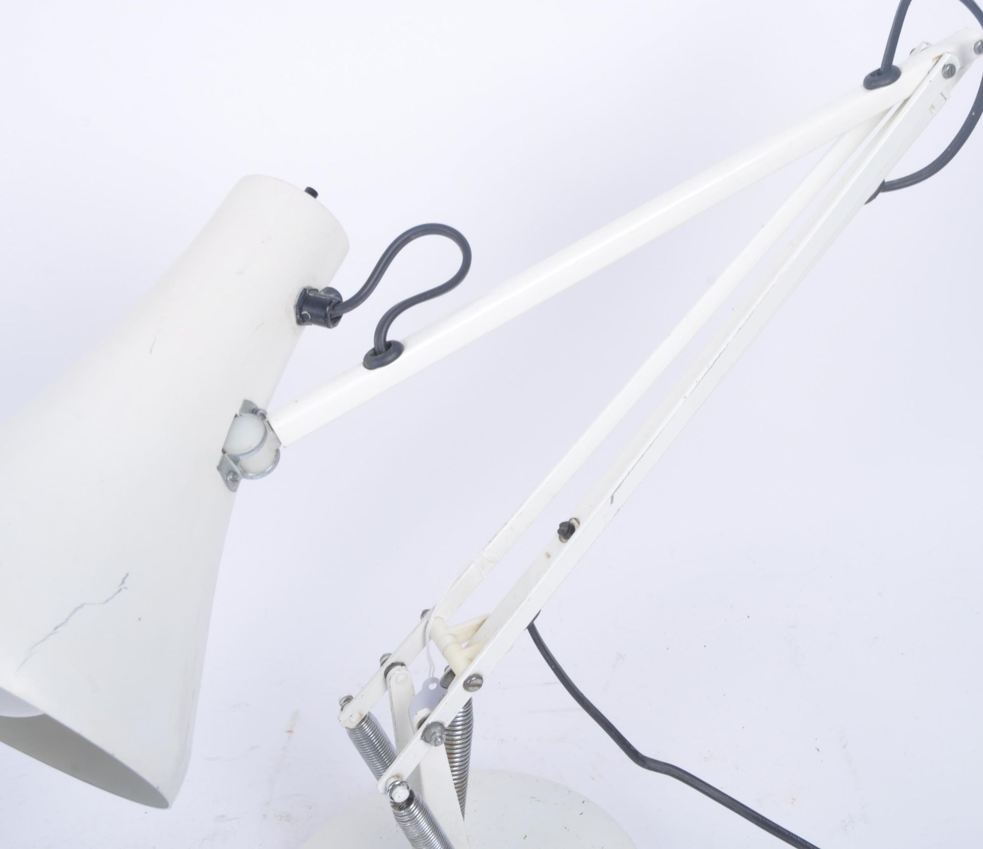 HERBERT TERRY - PAIR WHITE VINTAGE ANGLEPOISE LAMPS - Image 6 of 6