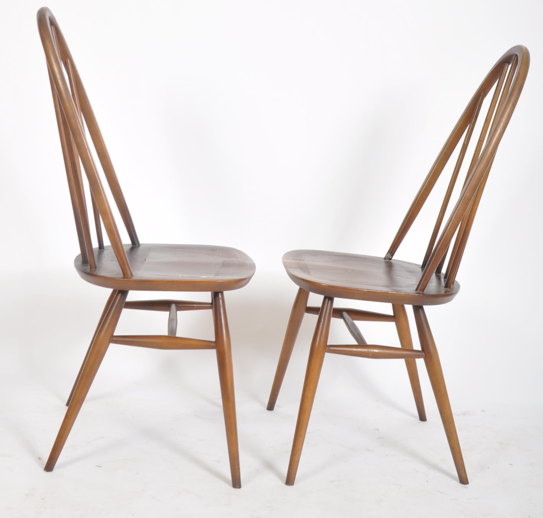 ERCOL - MID CENTURY DINING TABLE AND SIX DINING CHAIRS - Image 11 of 13