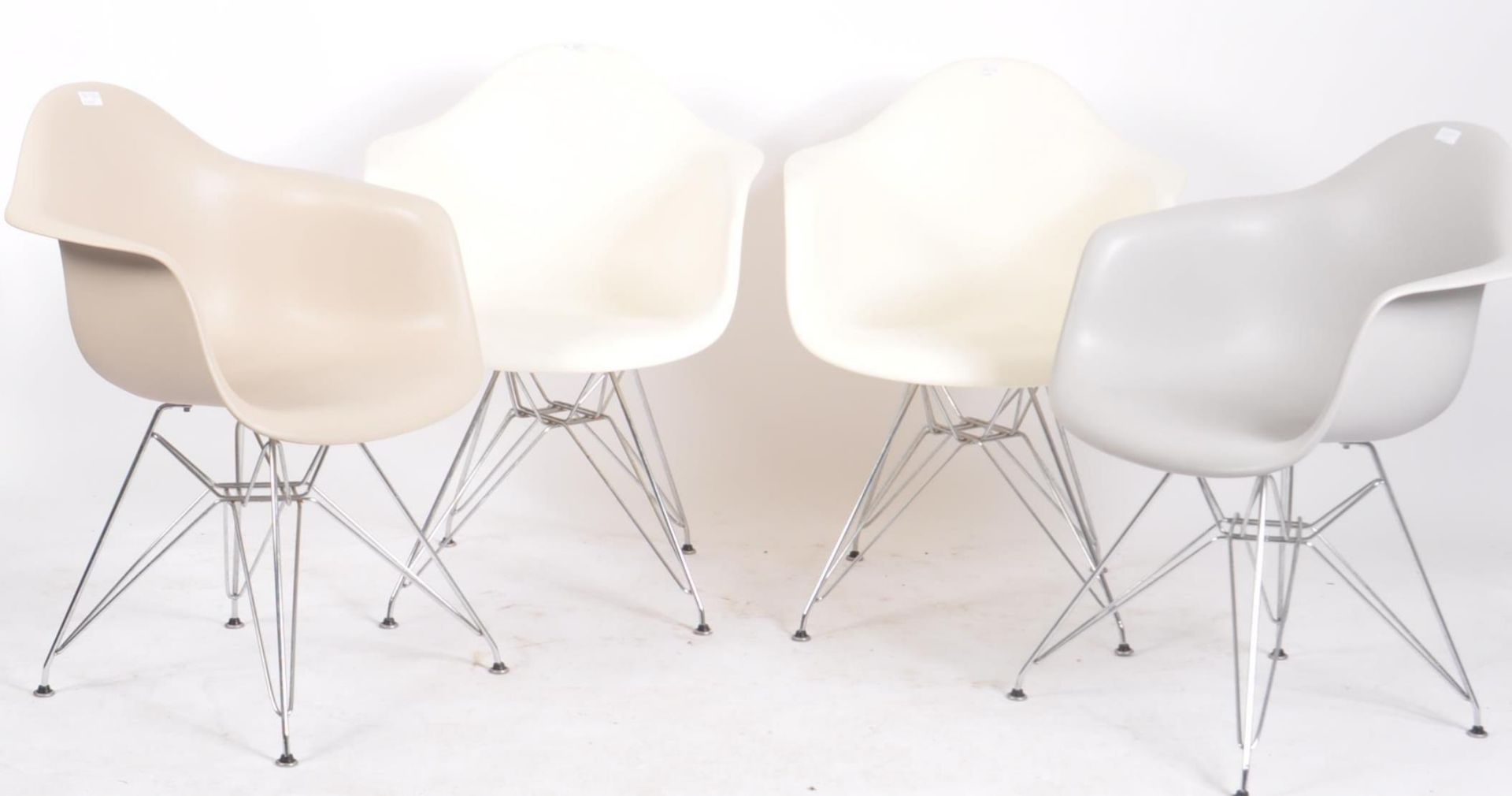 AFTER CHARLES & RAY EAMES - MODEL DAR - SET OF FOUR CHAIRS