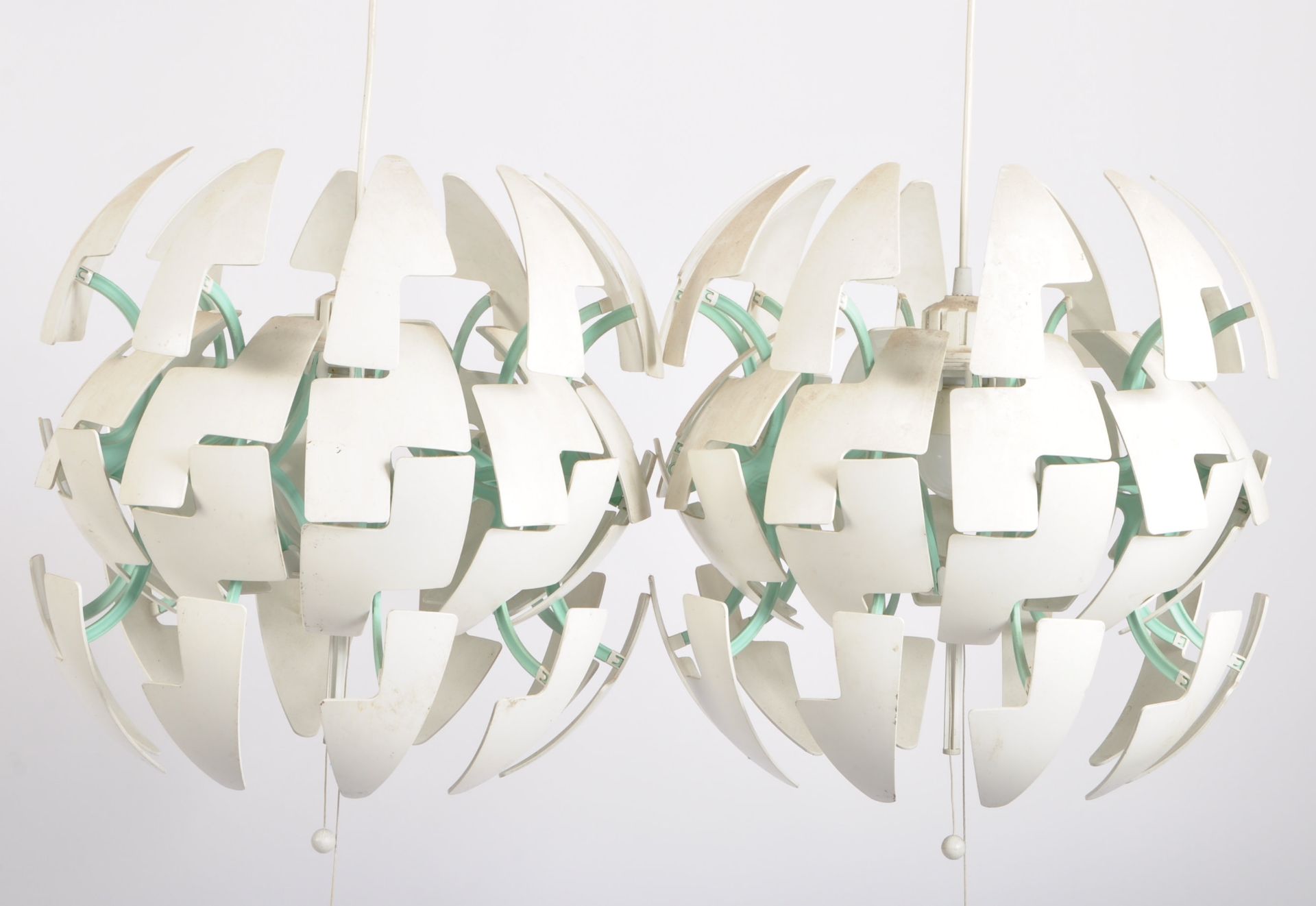 DABID WAHL FOR IKEA - PS2014 - PAIR OF DEATH STAR CEILING LIGHTS - Image 2 of 5