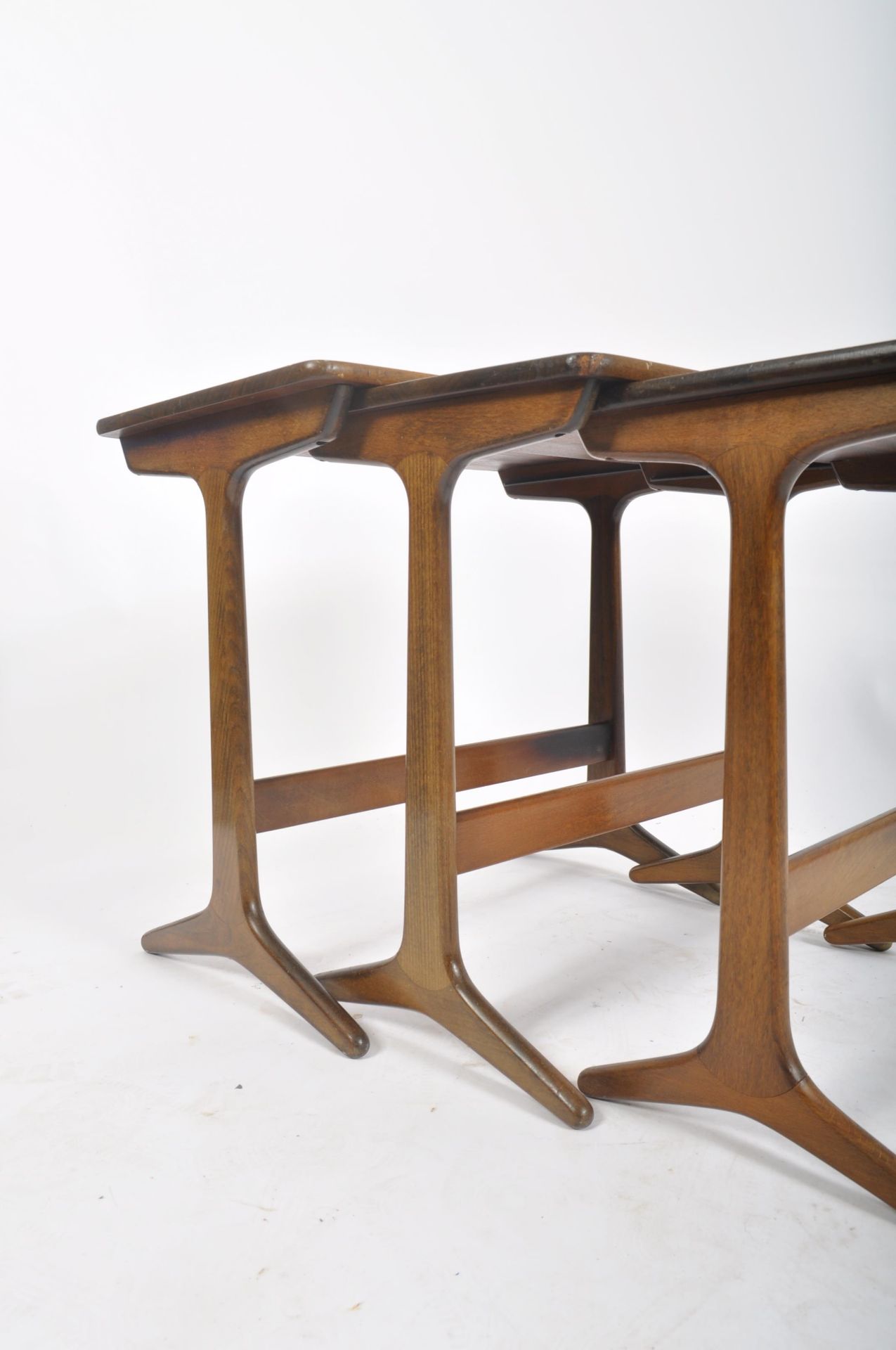 DANISH MODERN DESIGN - HELTBORG MOBLER NEST OF TABLES - Image 3 of 4