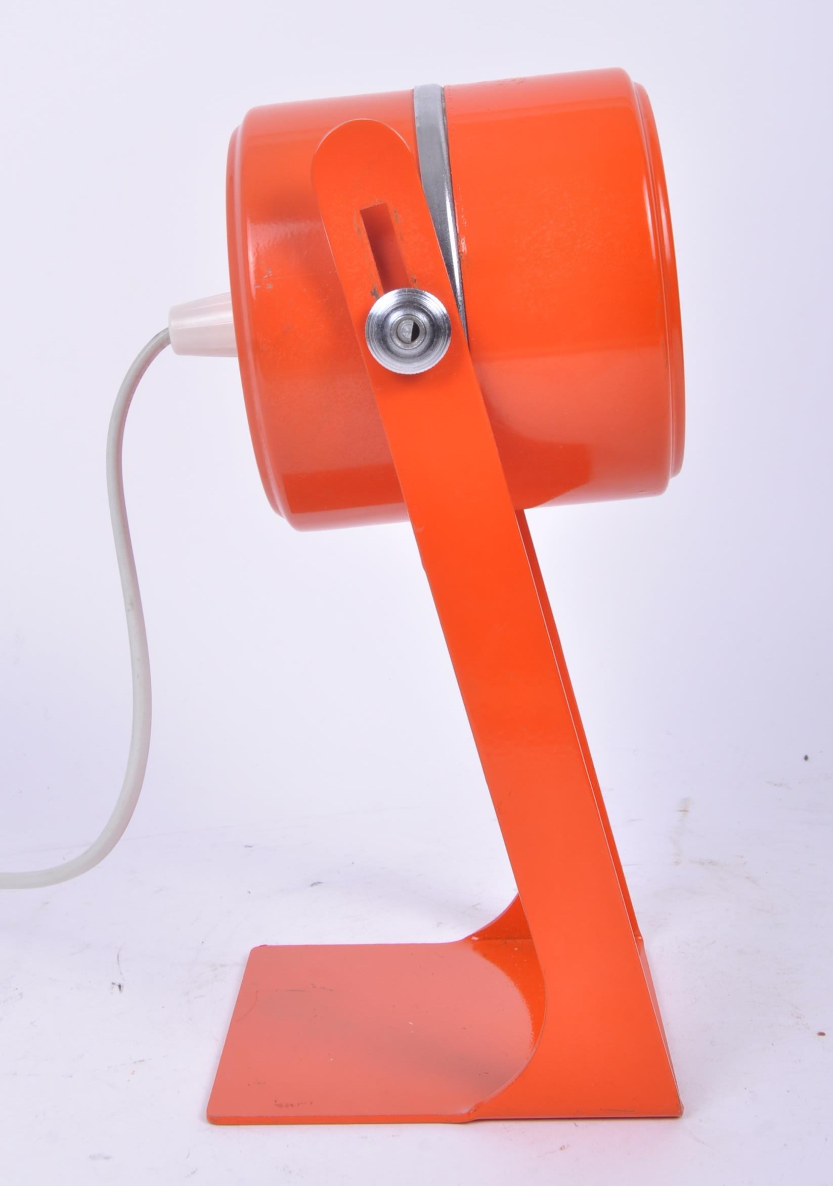 FLP 1970's ORANGE EYEBALL TABLE LAMP - Image 4 of 5