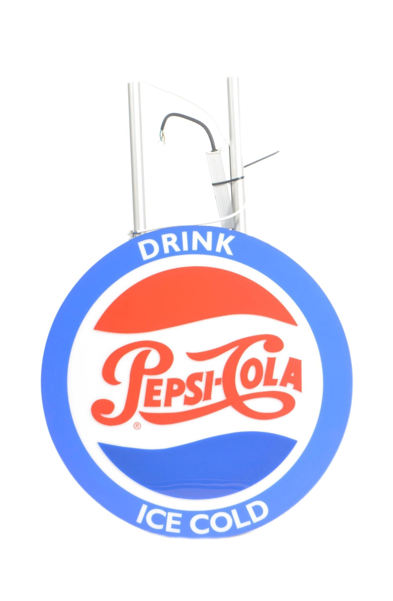 VINTAGE PEPSI COLA ICE DRINK LIGHT UP ADVERTISMENT SIGN