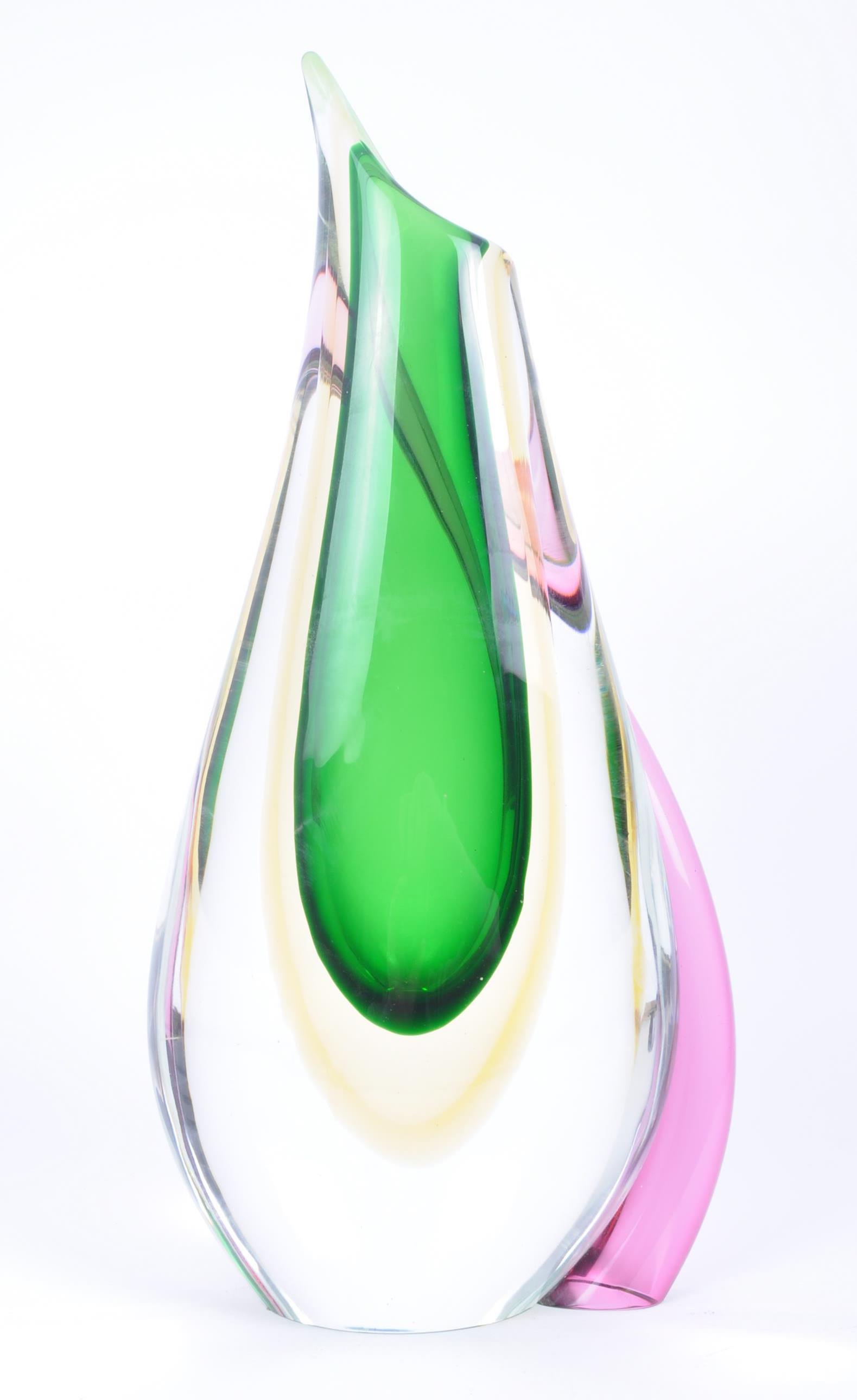 MURANO - FORMIA RANGE - RETRO ITALIAN STUDIO ART GLASS VASE - Image 4 of 6