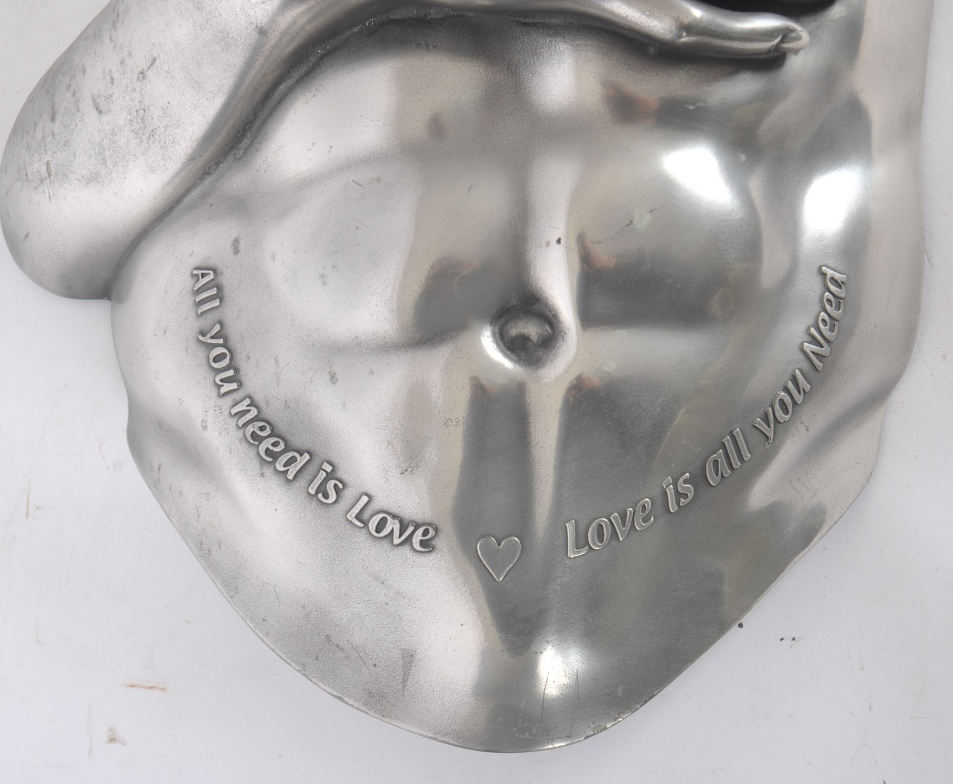COMPULSION GALLERY - PEWTER TORSO WITH NOTATION - Image 4 of 10
