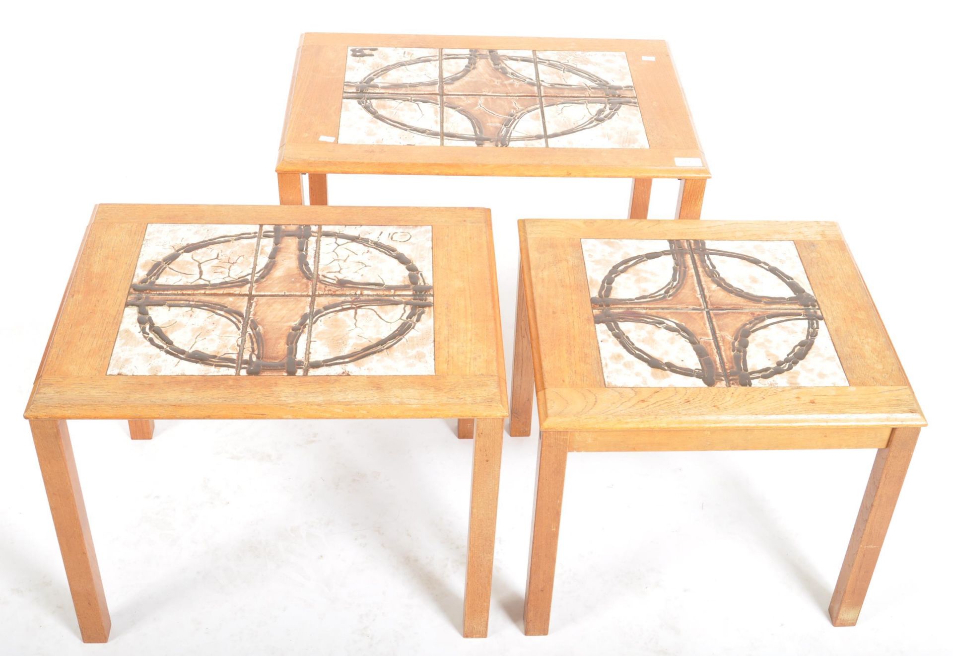 OX-ART FOR TRIOH - MID CENTURY DANISH TEAK NEST OF TABLES - Image 4 of 9