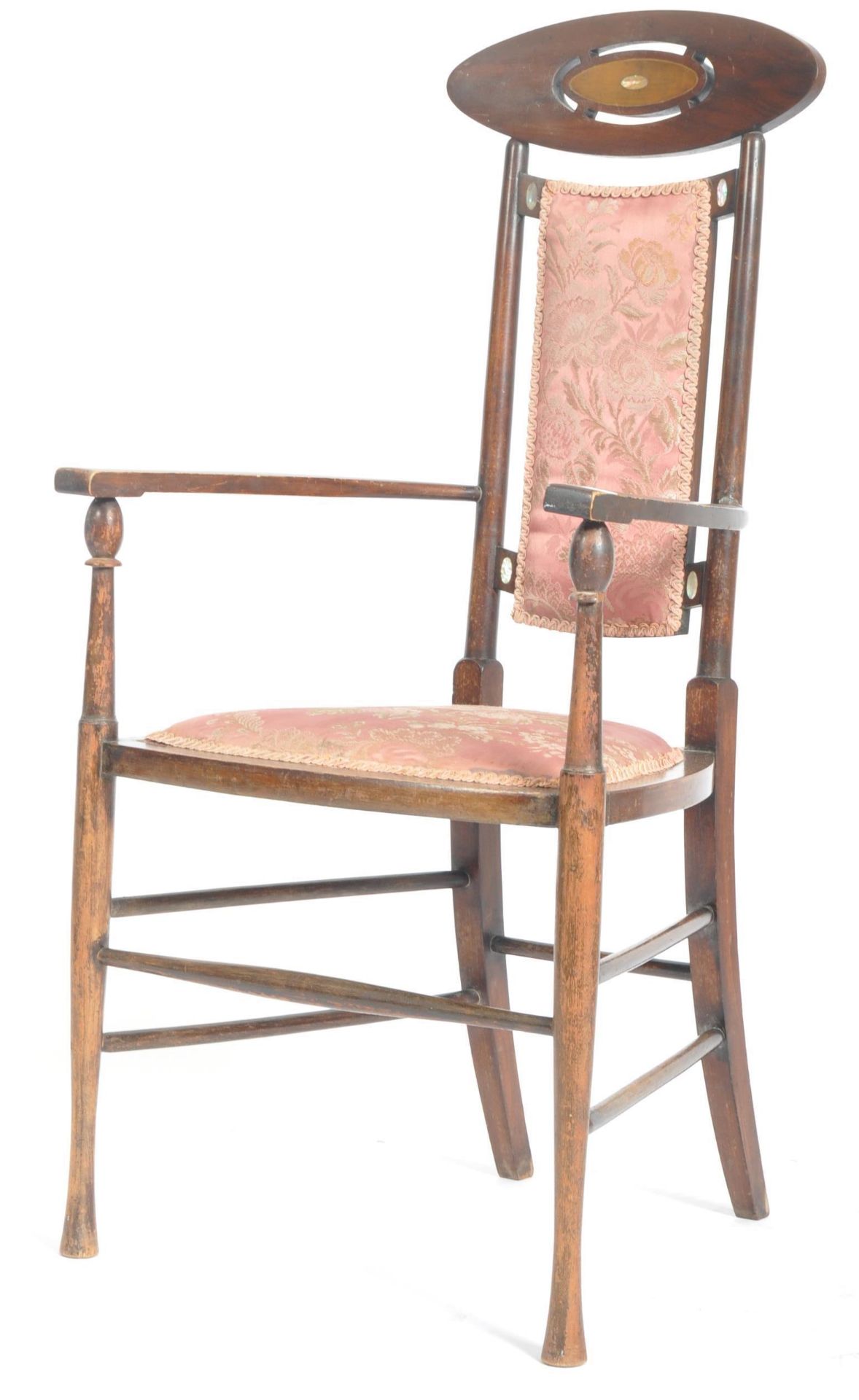 LATE 19TH CENTURY ART NOUVEAU LIBERTY'S MANNER CHAIR