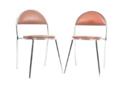 ZOEFTIG - MATCHING PAIR OF VINTAGE CHROME AIRPORT CHAIRS