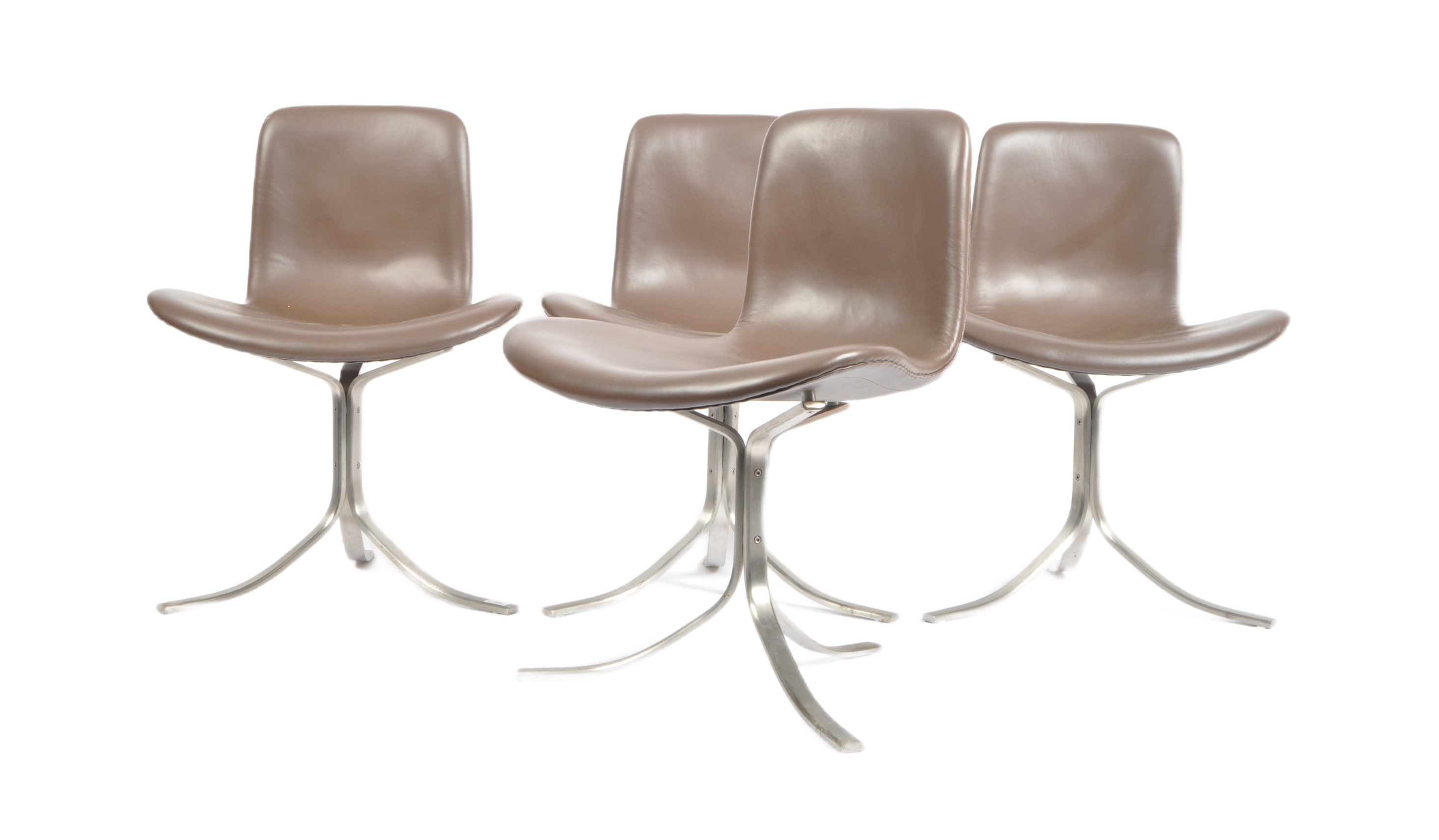 MANNER OF POUL KJAERHOLM - PK9 - SET OF FOUR DINING CHAIRS