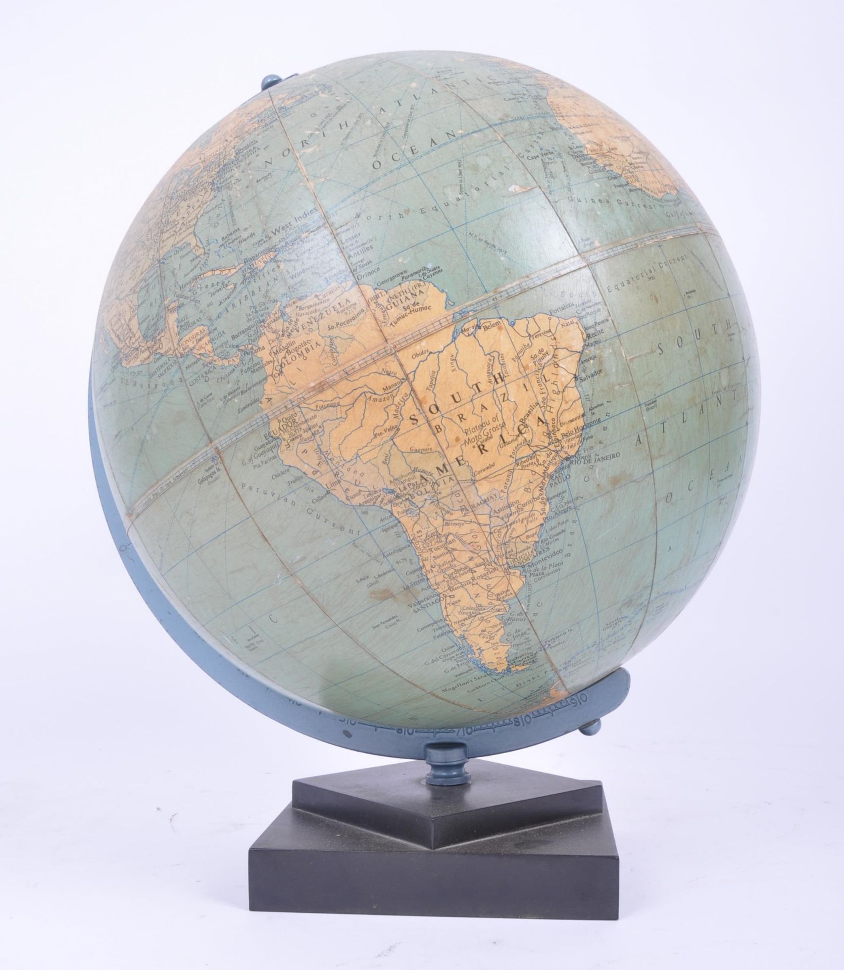 PHILIPS MID CENTURY 1960s 10" DESKTOP CHALLENGE GLOBE - Image 4 of 6