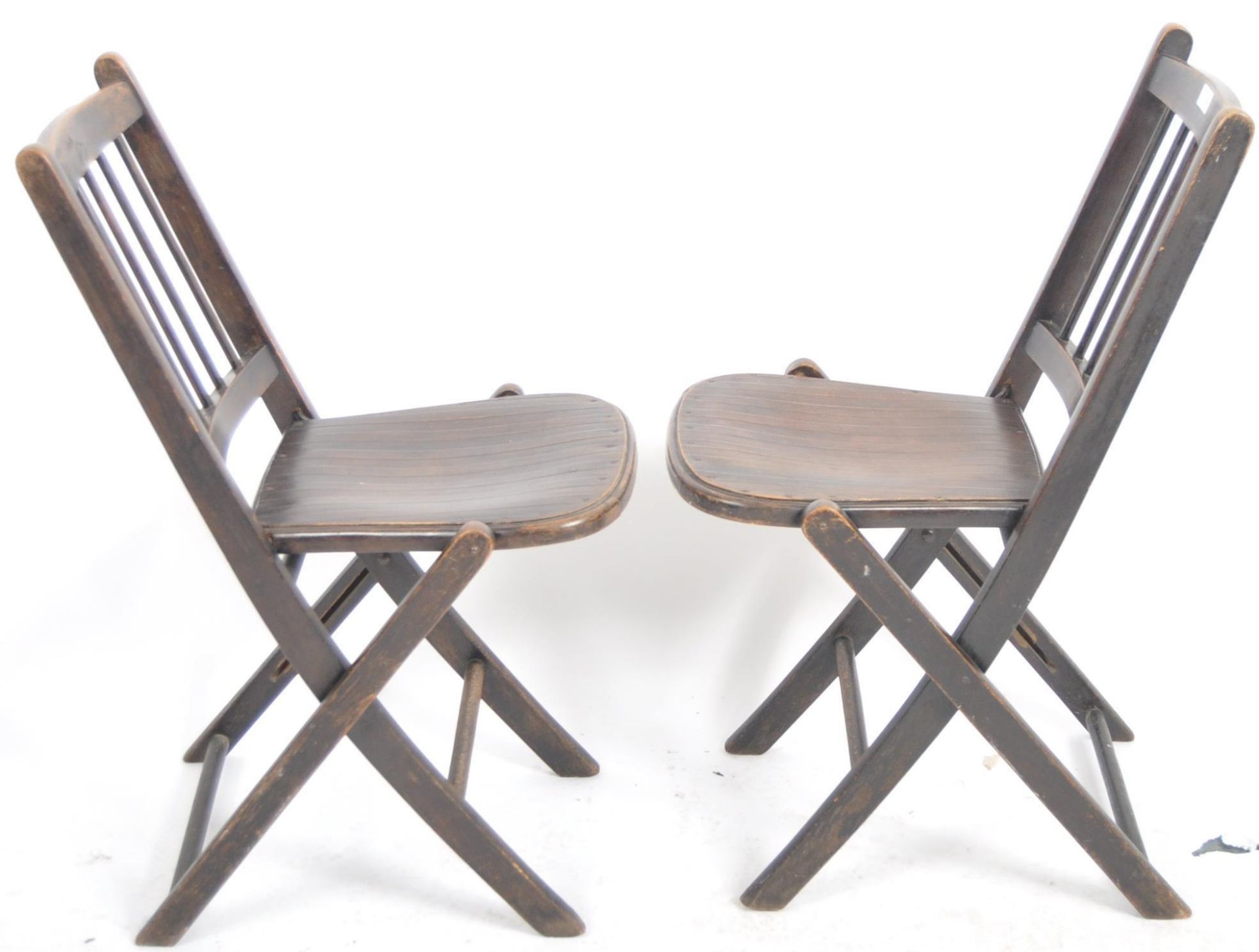 MICHAEL THONET - MATCHING PAIR OF BENTWOOD FOLDING CHAIRS - Image 7 of 11