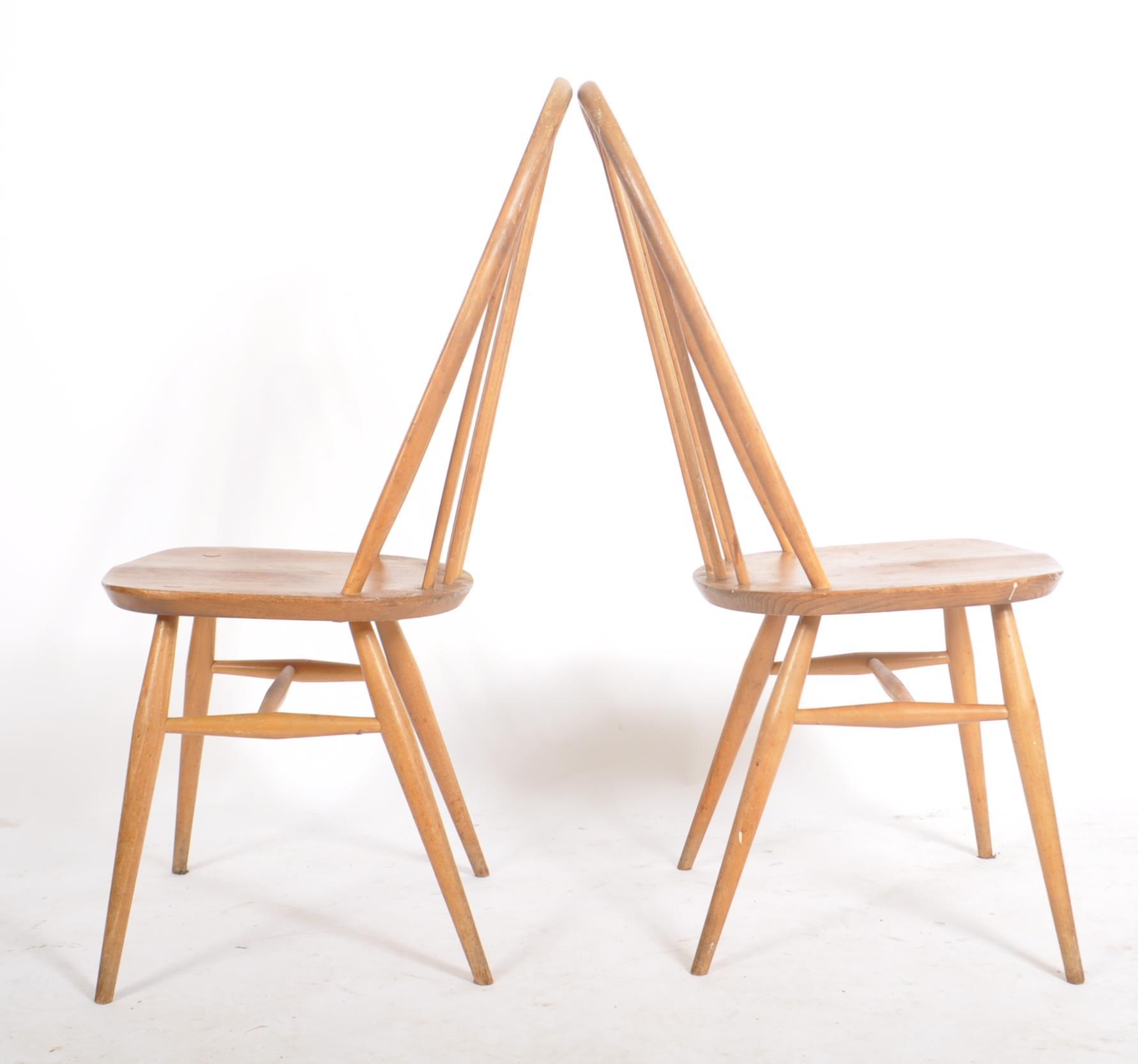 LUCIAN ERCOLANI FOR ERCOL- WINDSOR DINING TABLE & CHAIRS - Image 10 of 12