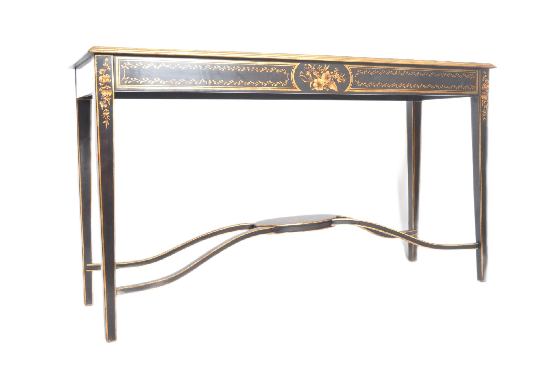 CHINOISERIE ADAMS REVIVAL INFLUENCE CONSOLE TABLE