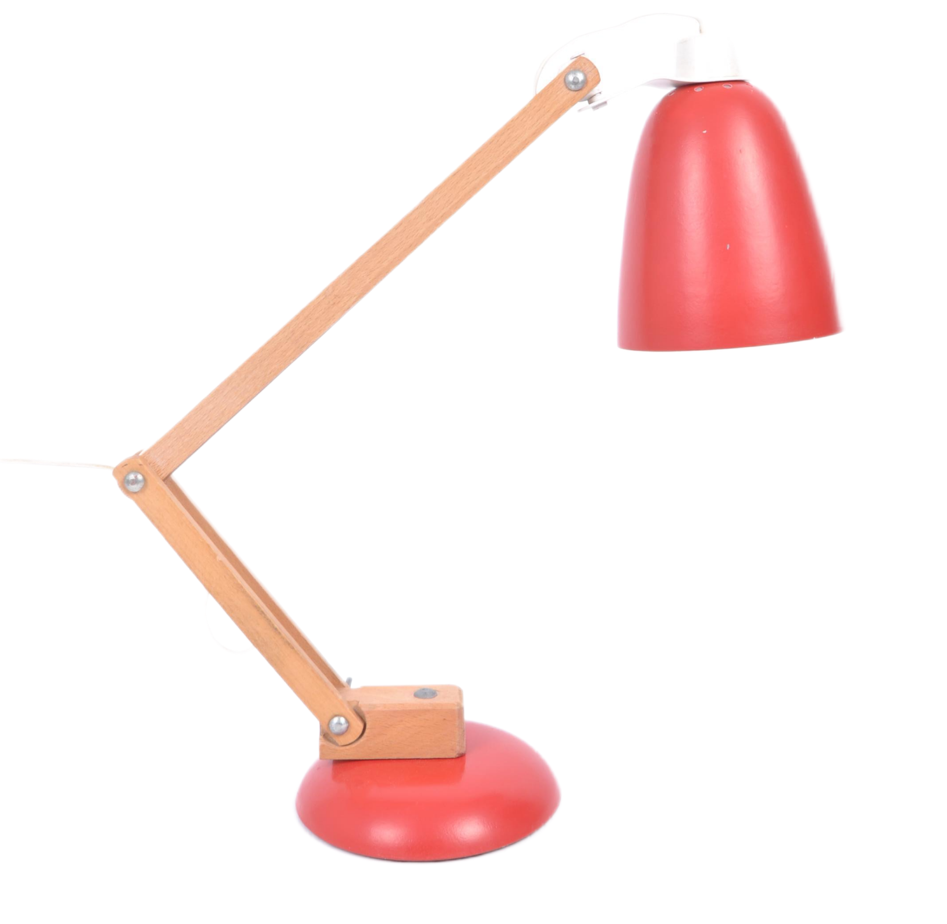 CONRAN FOR HABITAT MACLAMP - 1960S RED DESK LAMP