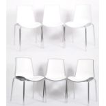 CONNECTION - SET OF SIX CONTEMPORARY DESIGNER DINING CHAIRS