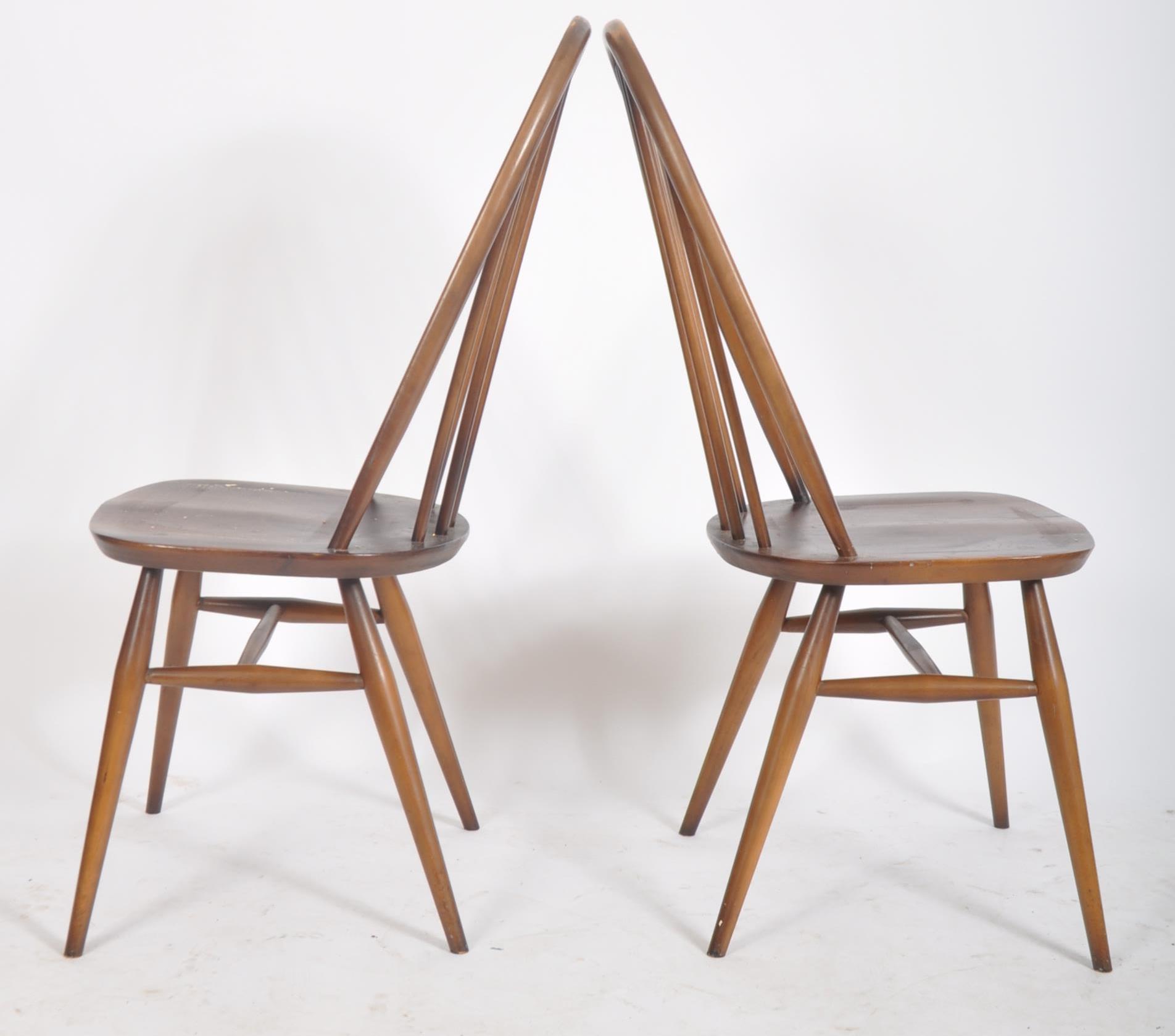 ERCOL - MID CENTURY DINING TABLE AND SIX DINING CHAIRS - Image 10 of 13