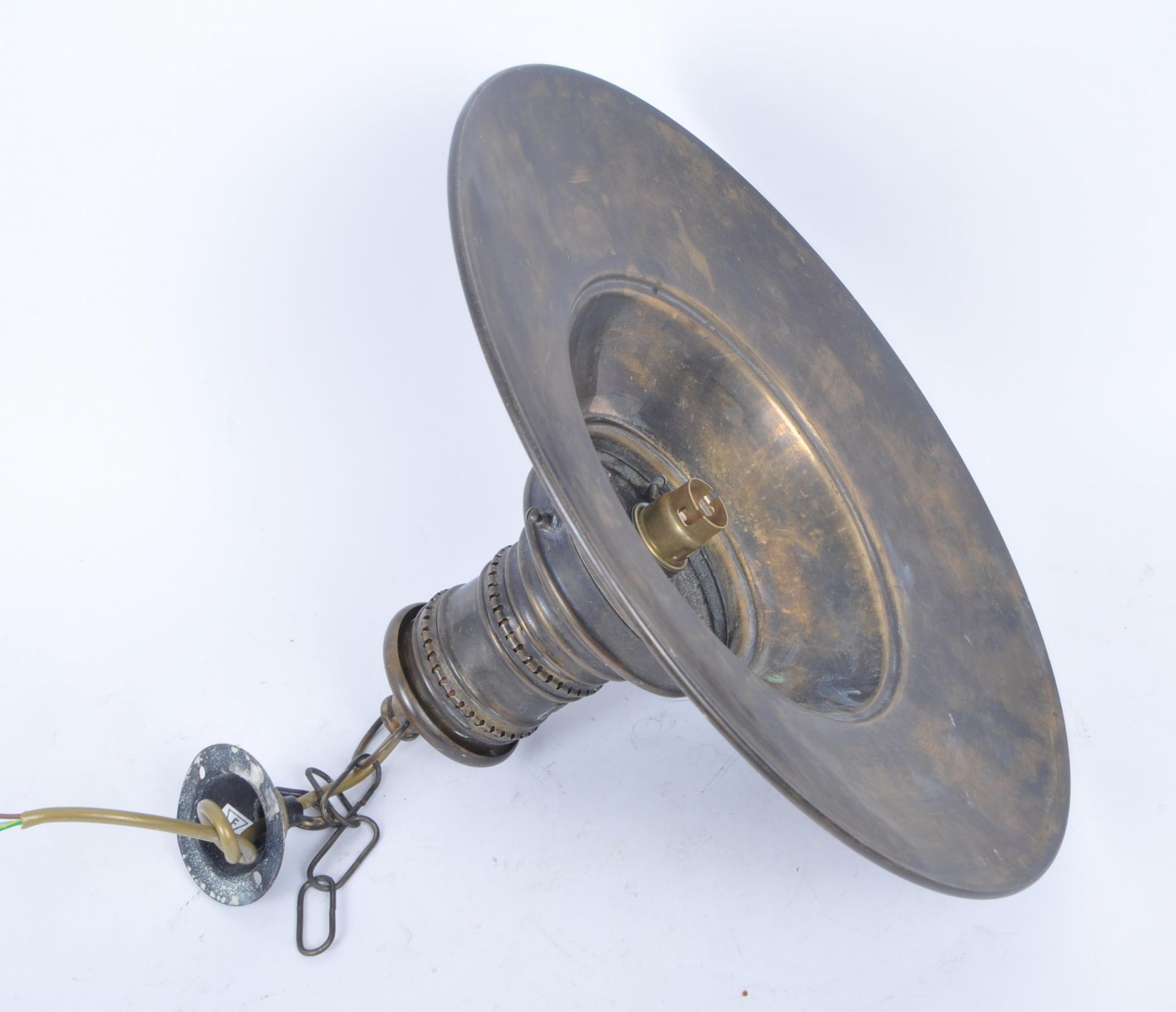 RETRO VINTAGE LB & SCR BRASS RAILWAY INDUSTRIAL LIGHT SHADE - Bild 3 aus 5