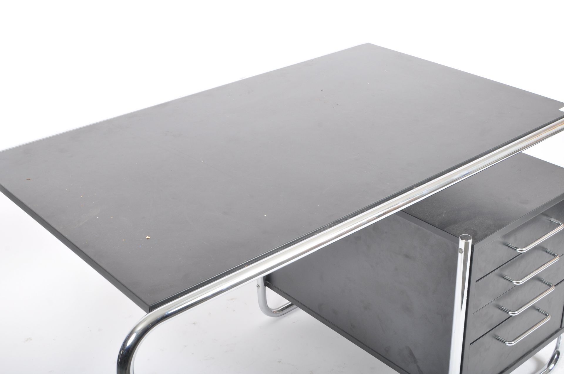 MANNER OF BAUHAUS MARCEL BREUER - CONTEMPORARY DESK - Image 3 of 7