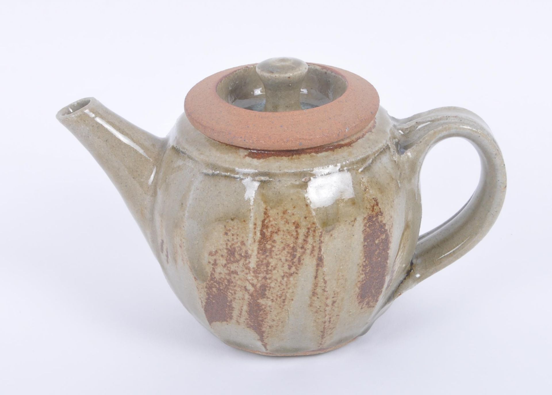 RICHARD BATTERHAM - MID CENTURY STUDIO ART POTTERY TEAPOT - Bild 4 aus 6