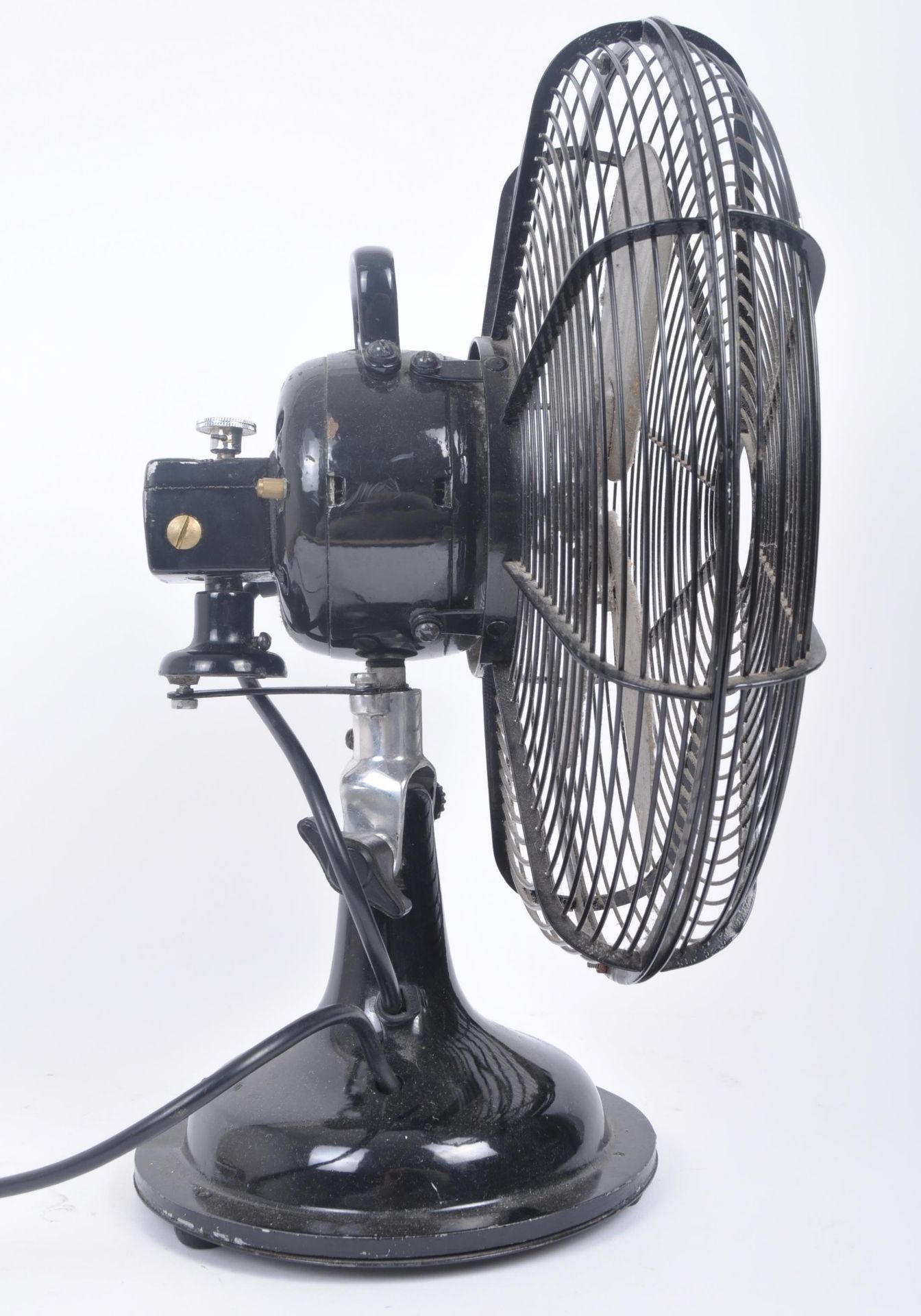 20TH CENTURY WIRE CAGED DESK FAN - Image 3 of 5