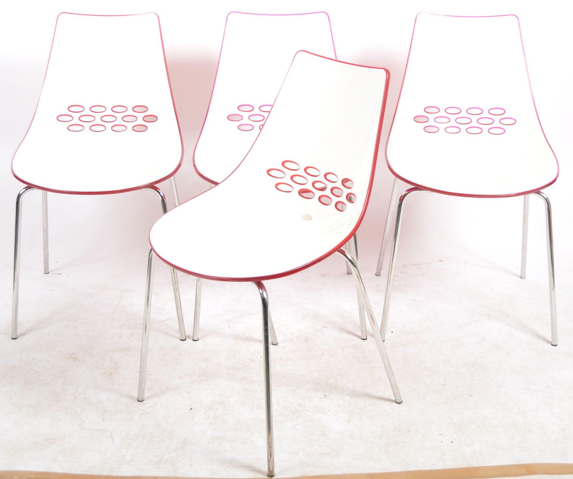 CALLIGARIS - MATCHING SET OF FOUR JAM DINING CHAIRS - Image 2 of 6