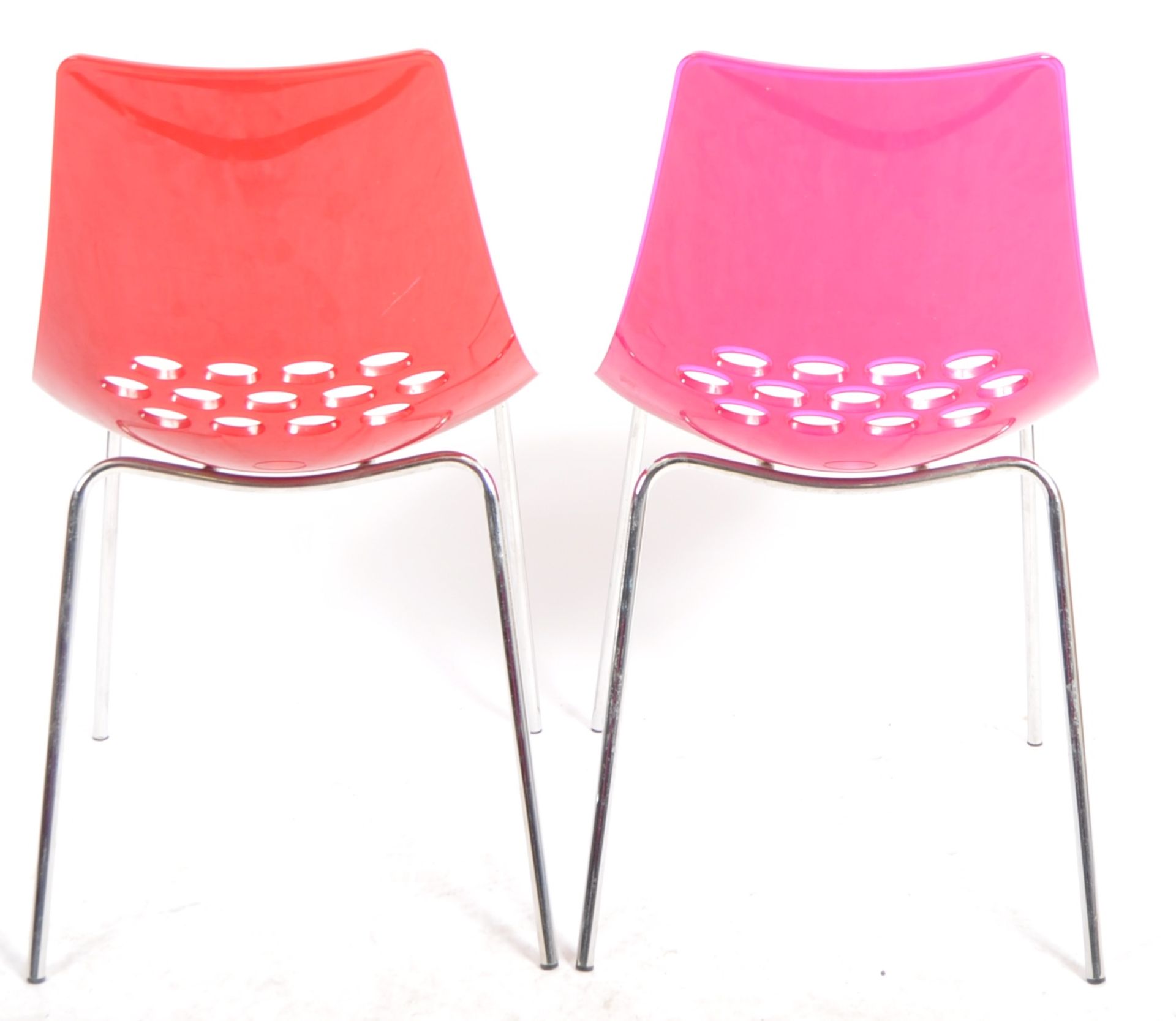 CALLIGARIS - MATCHING SET OF FOUR JAM DINING CHAIRS - Image 4 of 6