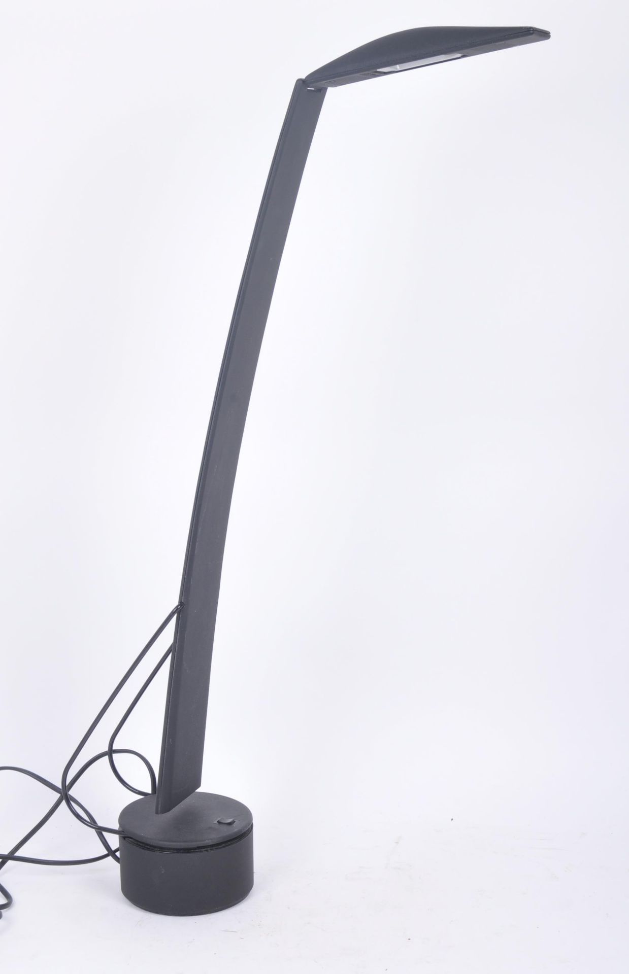 PAF STUDIO - DOVE ITALIAN MODERNIST JET BLACK DESK LAMP - Image 2 of 6