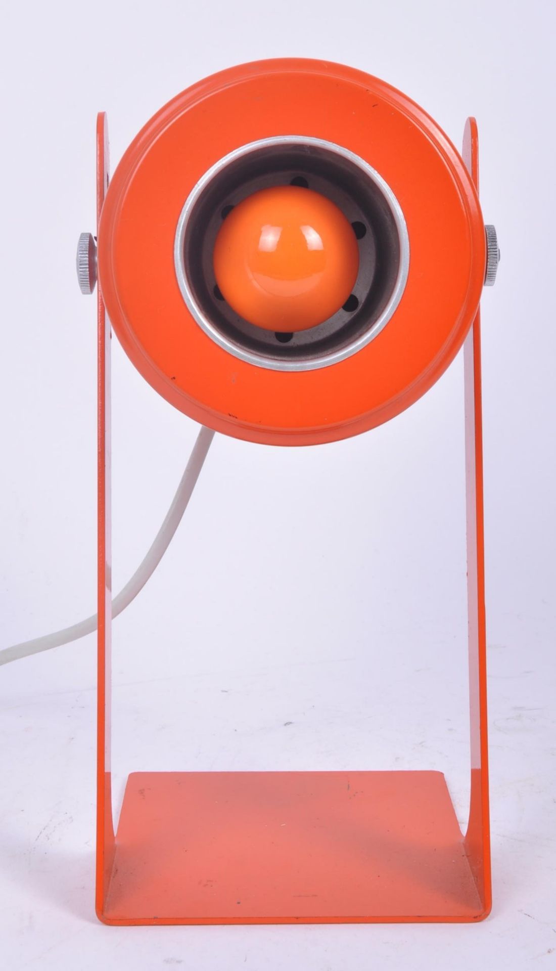 FLP 1970's ORANGE EYEBALL TABLE LAMP - Bild 3 aus 5