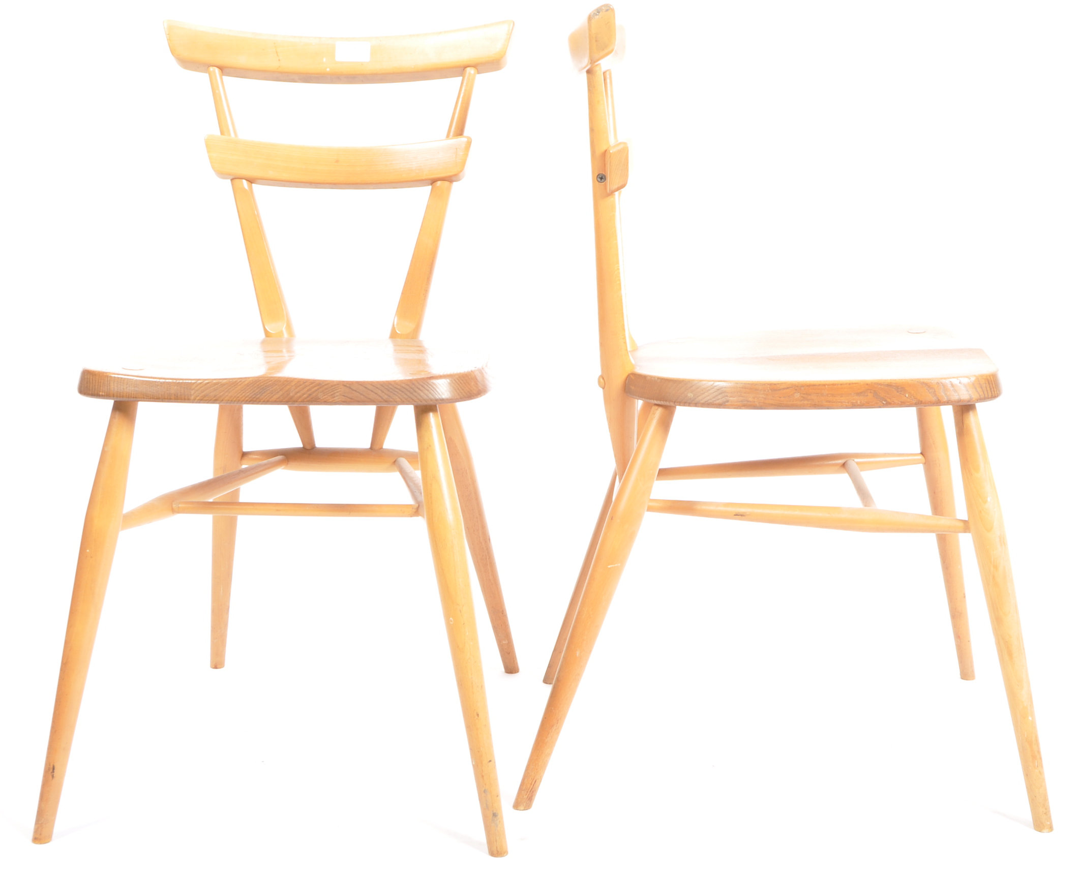 LUCIAN ERCOL FOR ERCOL - DOT - SET OF FOUR STACKING CHAIRS - Image 3 of 7