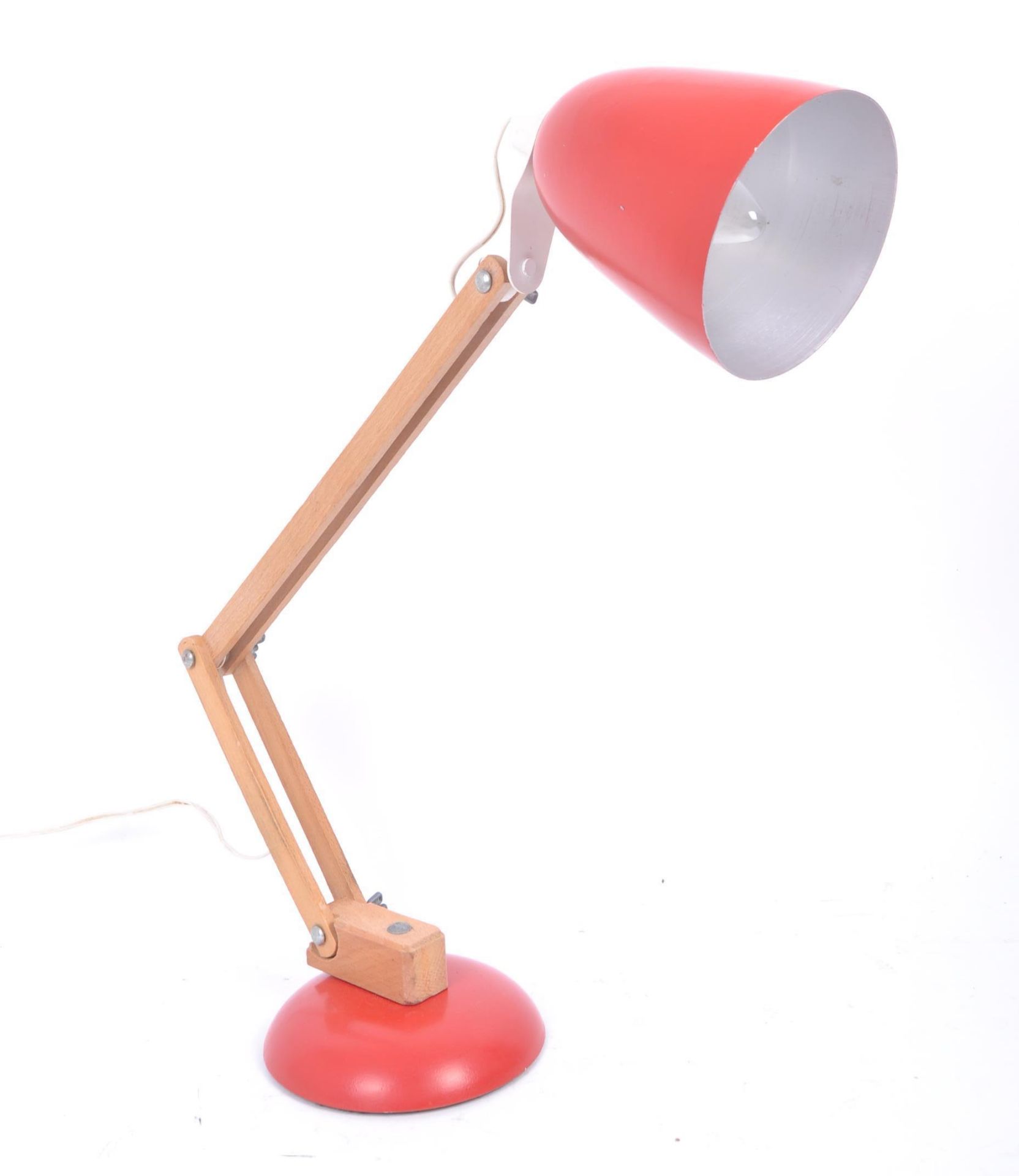 CONRAN FOR HABITAT MACLAMP - 1960S RED DESK LAMP - Image 4 of 6