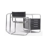 MANNER OF BAUHAUS MARCEL BREUER - CONTEMPORARY DESK