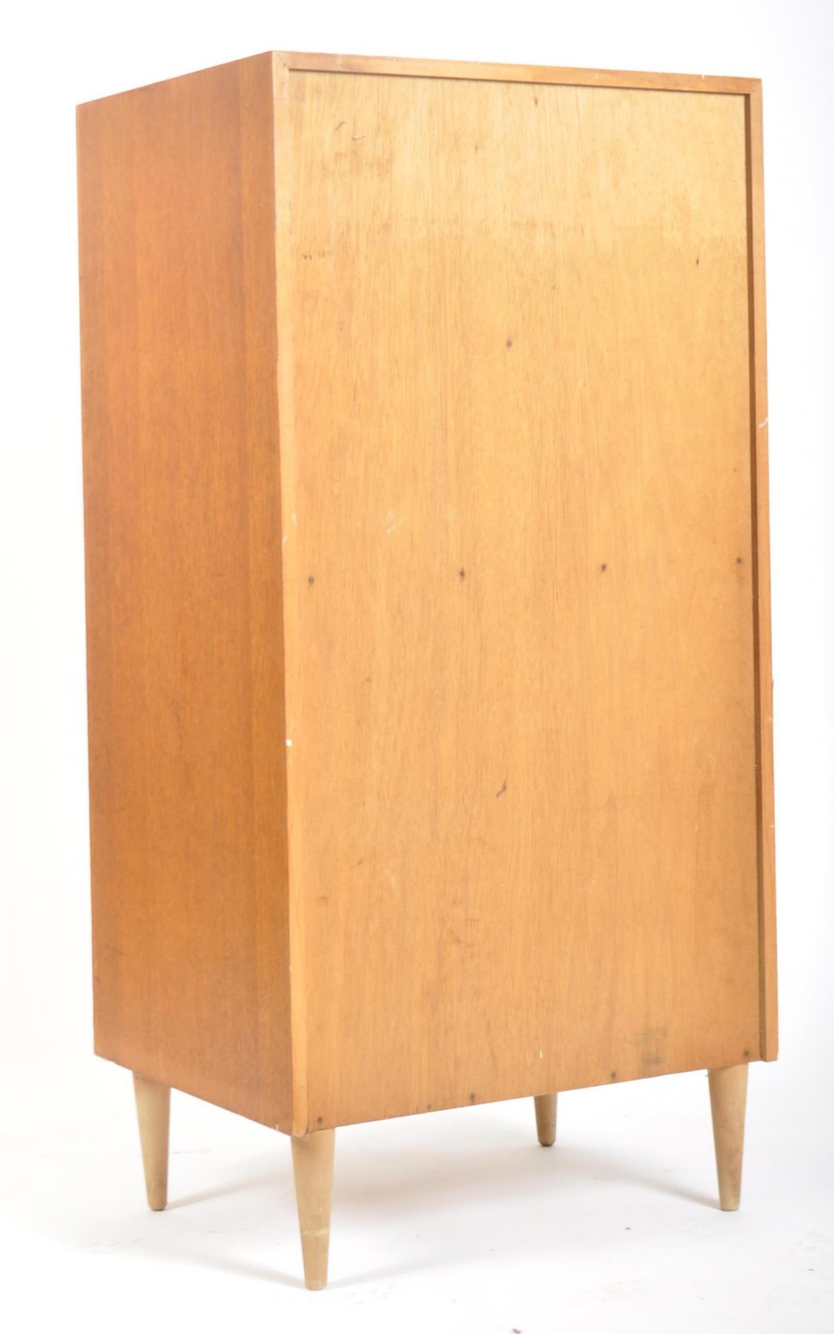 MEREDEW - MID CENTURY OAK PEDESTAL CHEST OF DRAWERS - Image 6 of 7