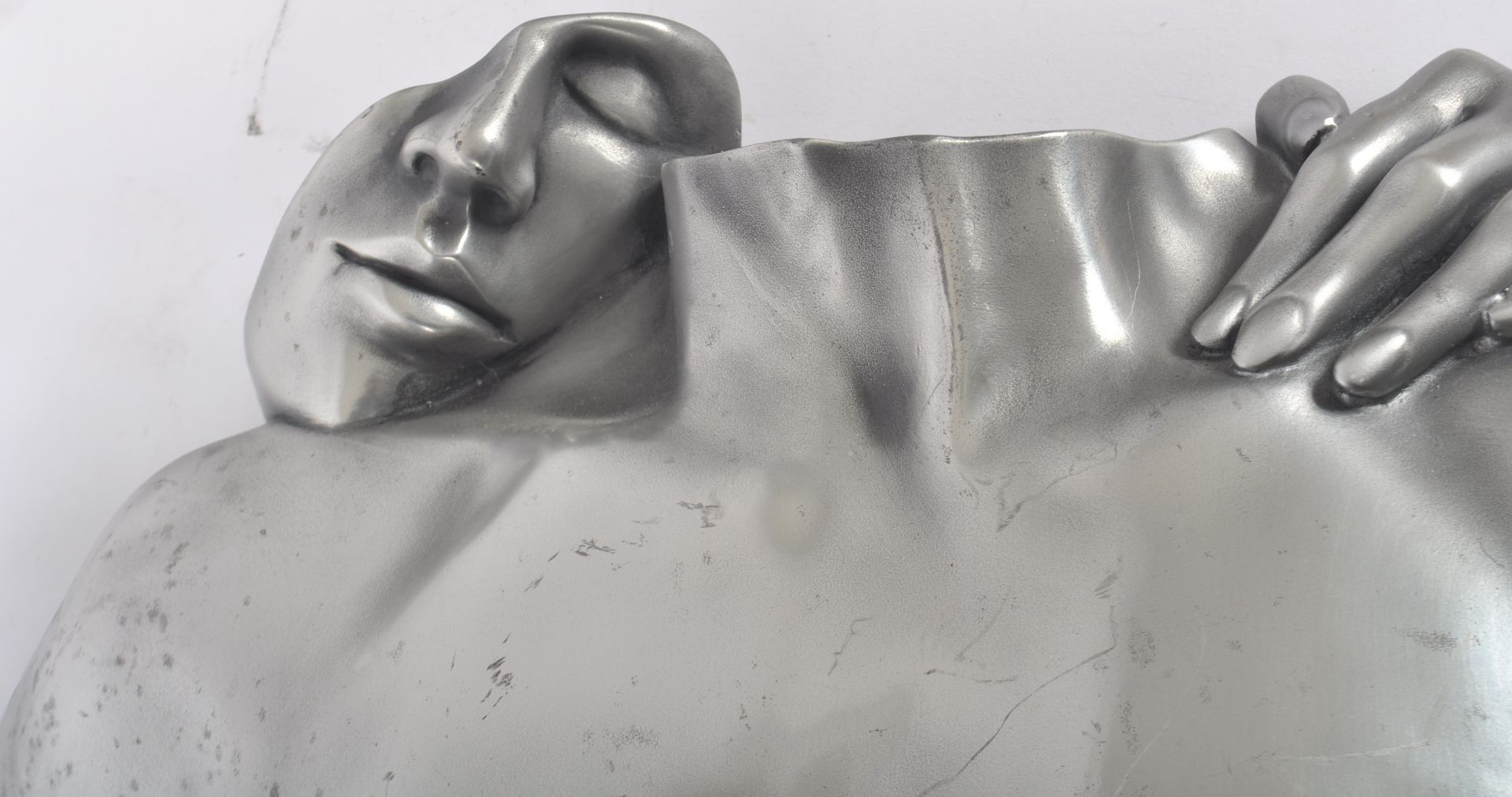 COMPULSION GALLERY - PEWTER TORSO WITH NOTATION - Image 2 of 10