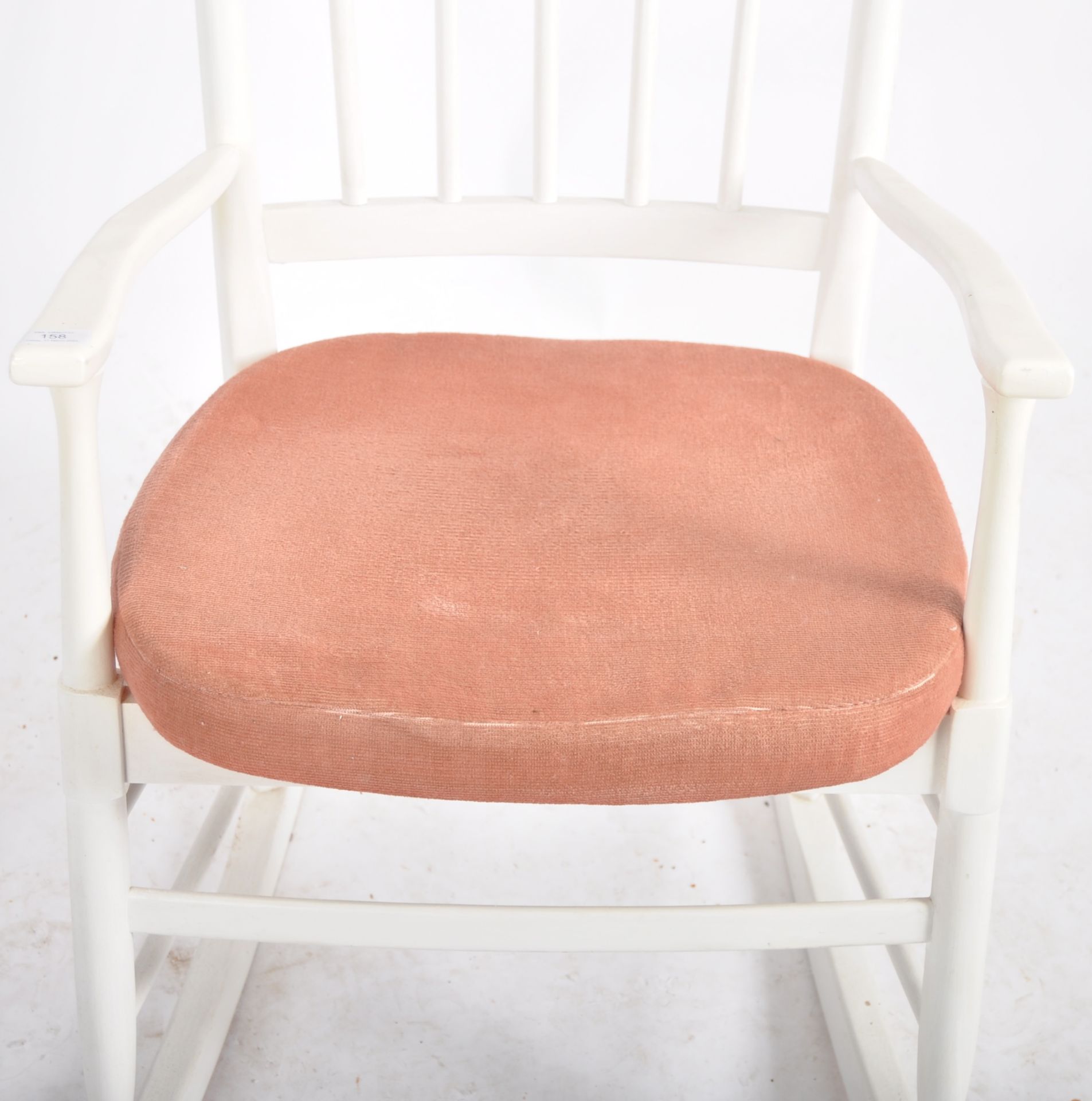 20TH CENTURY SWEDISH INFLUENCED ROCKING CHAIR - Image 2 of 4