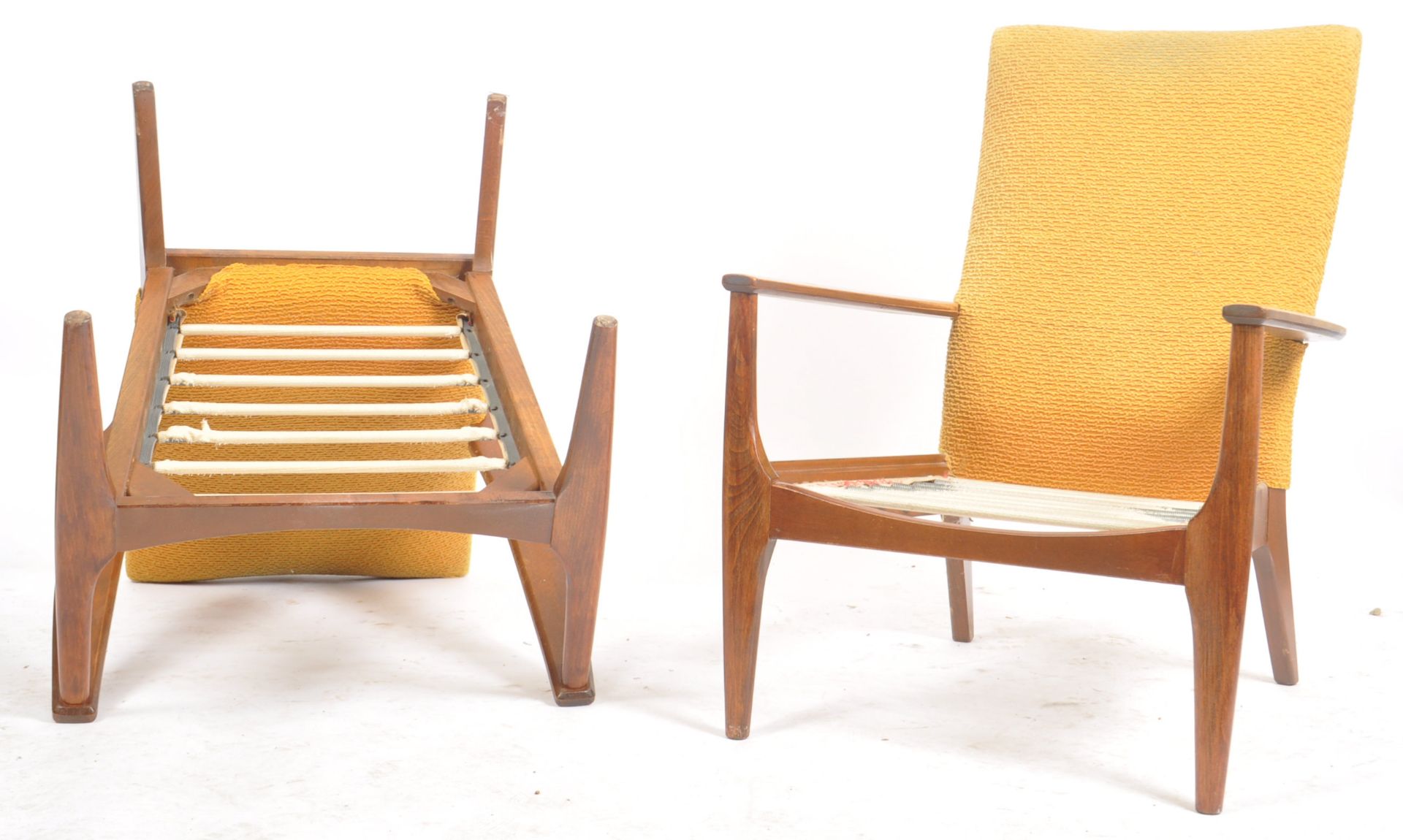 BRITISH MODERN DESIGN - PAIR OF PARKER KNOLL PK ARMCHAIRS - Image 5 of 7