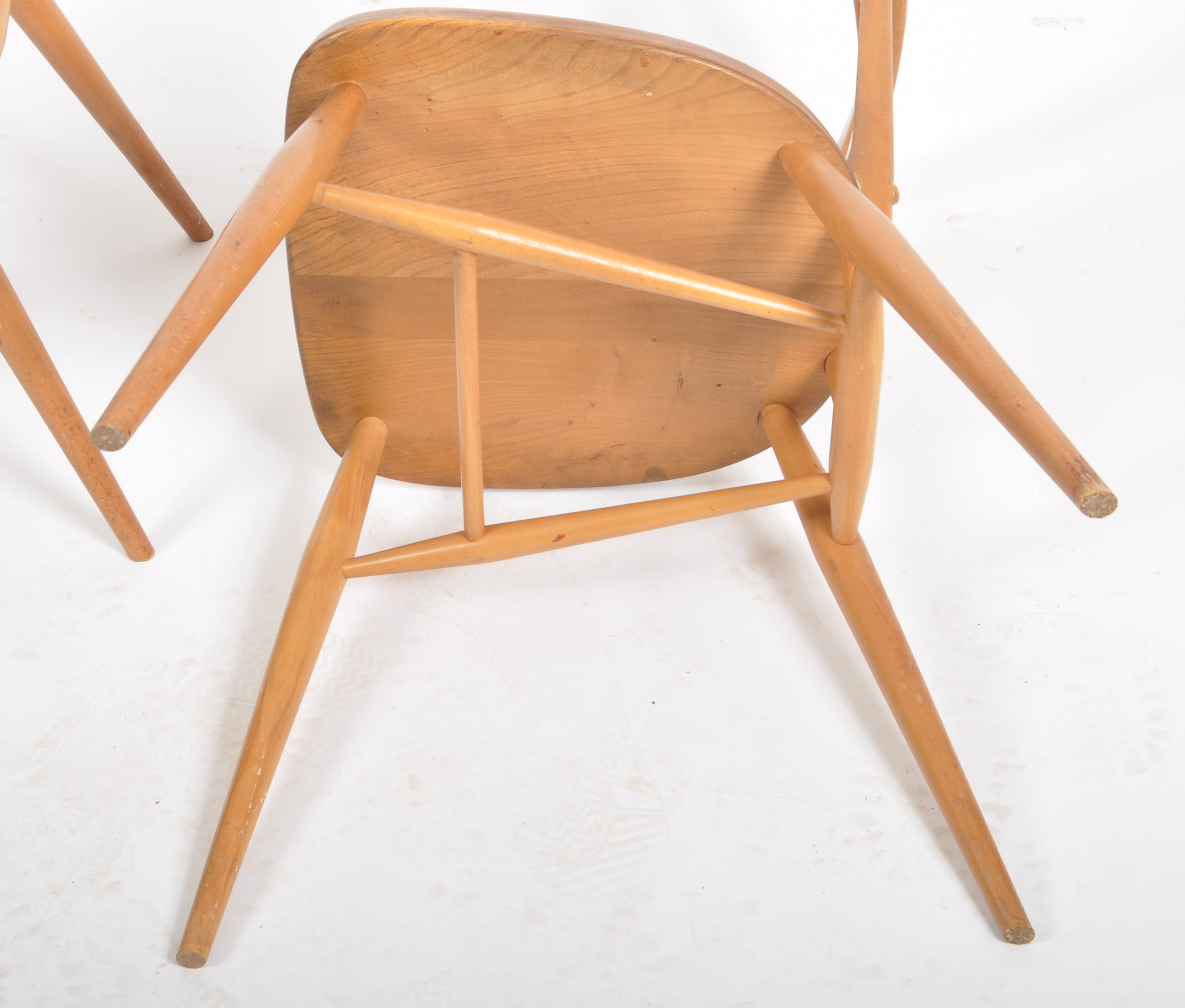 LUCIAN ERCOL FOR ERCOL - DOT - SET OF FOUR STACKING CHAIRS - Image 7 of 7