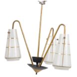 RETRO MID CENTURY CEILING LIGHT AND MATCHING WALL SCONCE