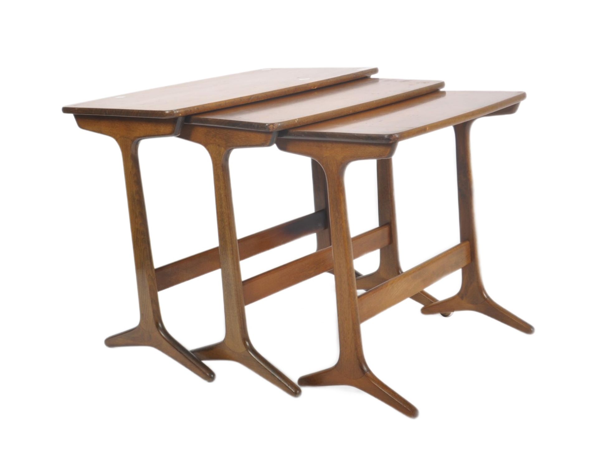 DANISH MODERN DESIGN - HELTBORG MOBLER NEST OF TABLES