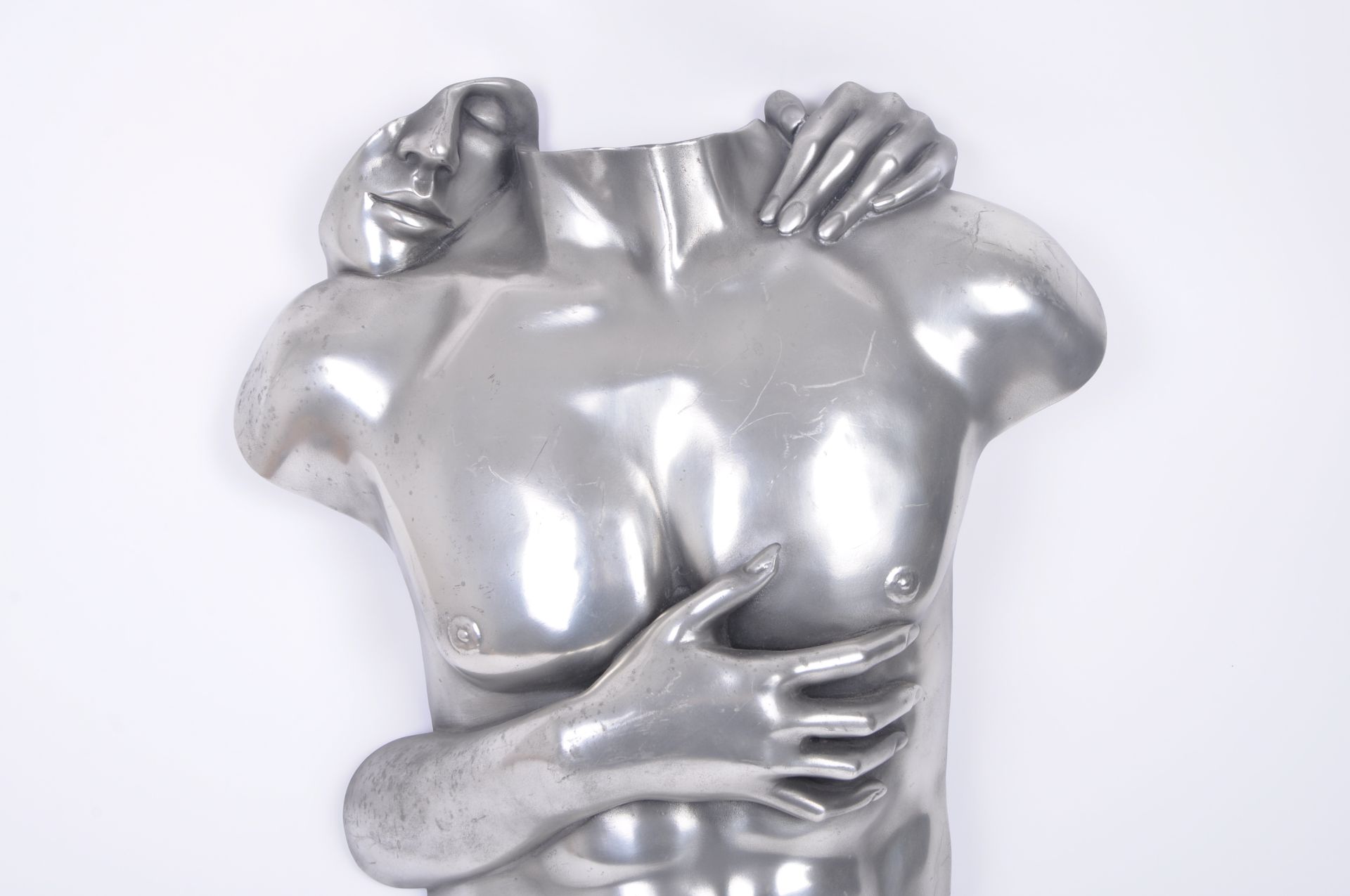 COMPULSION GALLERY - PEWTER TORSO WITH NOTATION - Image 5 of 10