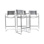 MANNER OF MARCEL BREUER - FOUR CANTILEVER BAR CHAIRS