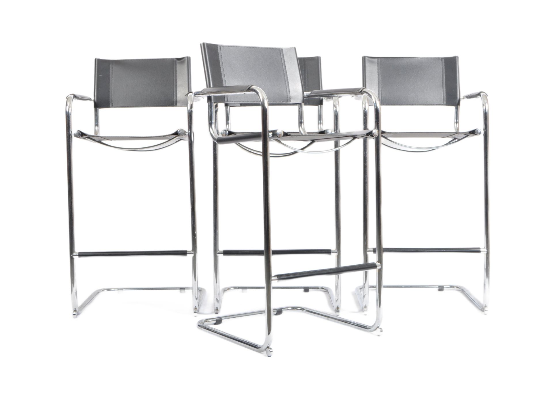 MANNER OF MARCEL BREUER - FOUR CANTILEVER BAR CHAIRS